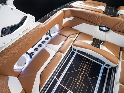 2025 Centurion Ri245 - White / Black / Tan - BoardCo Boats