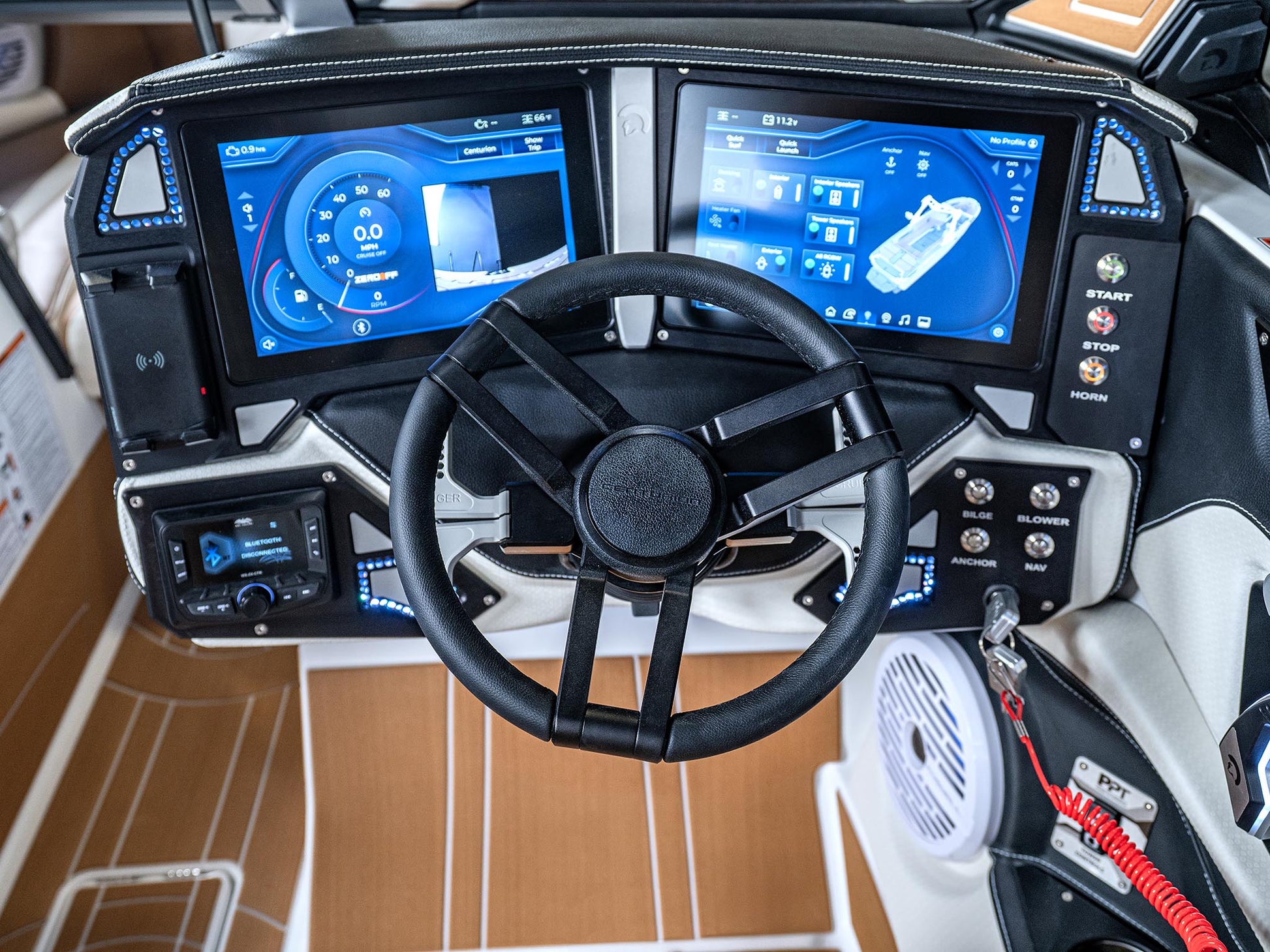 2025 Centurion Ri265 - White Frost / Castano Brown - BoardCo Boats