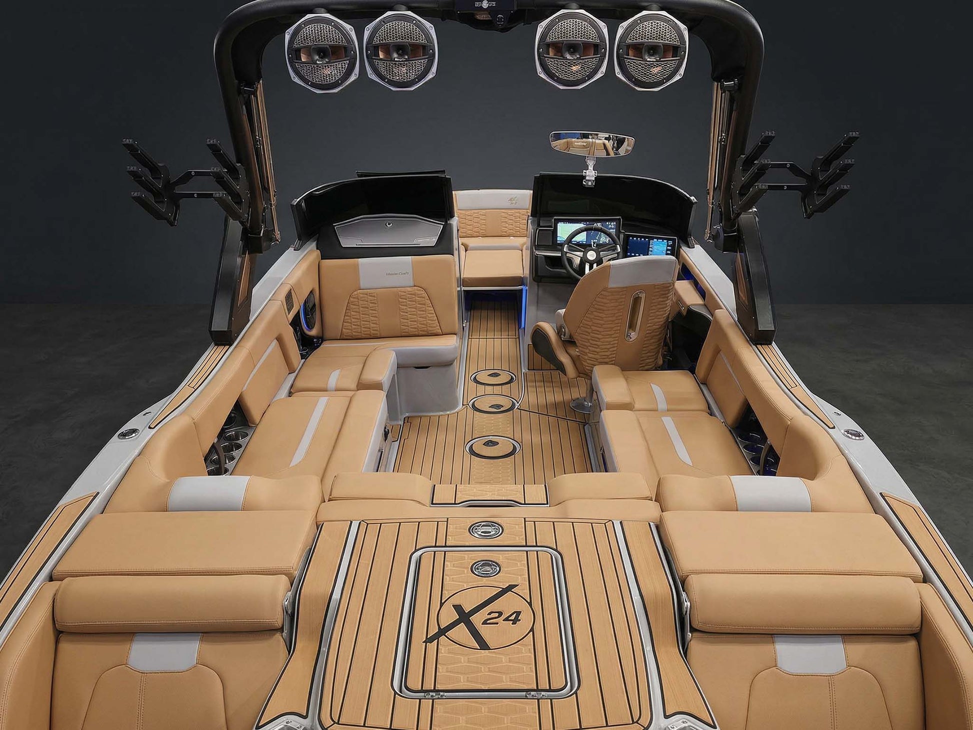 2025 MasterCraft X24 - Gray / Tan - BoardCo