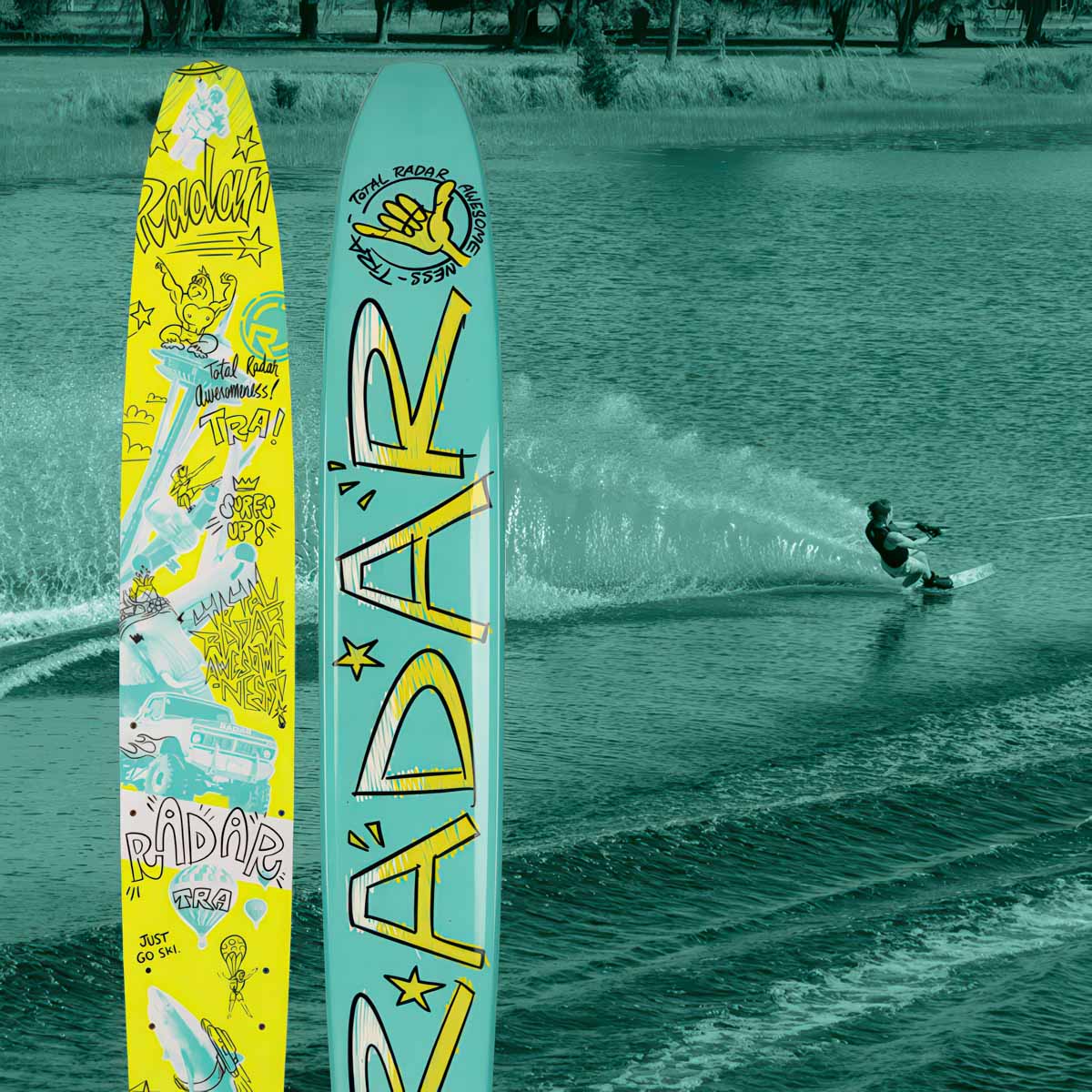 Radar Boy's TRA w/ TRA & Vector BOA ARTP Water Ski Package 2025