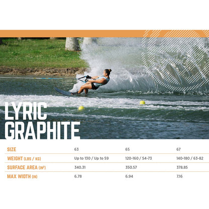 Radar Graphite Lyric w/ Lyric BOA & Lyric BOA ARTP Water Ski Package 2025