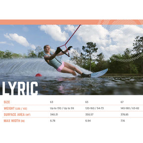 Radar Lyric w/ Lyric BOA & Lyric BOA ARTP Water Ski Package 2025