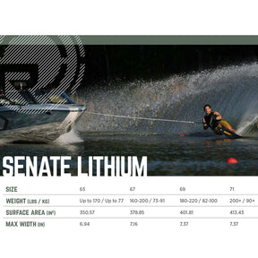 Radar Lithium Senate Water Ski 2025