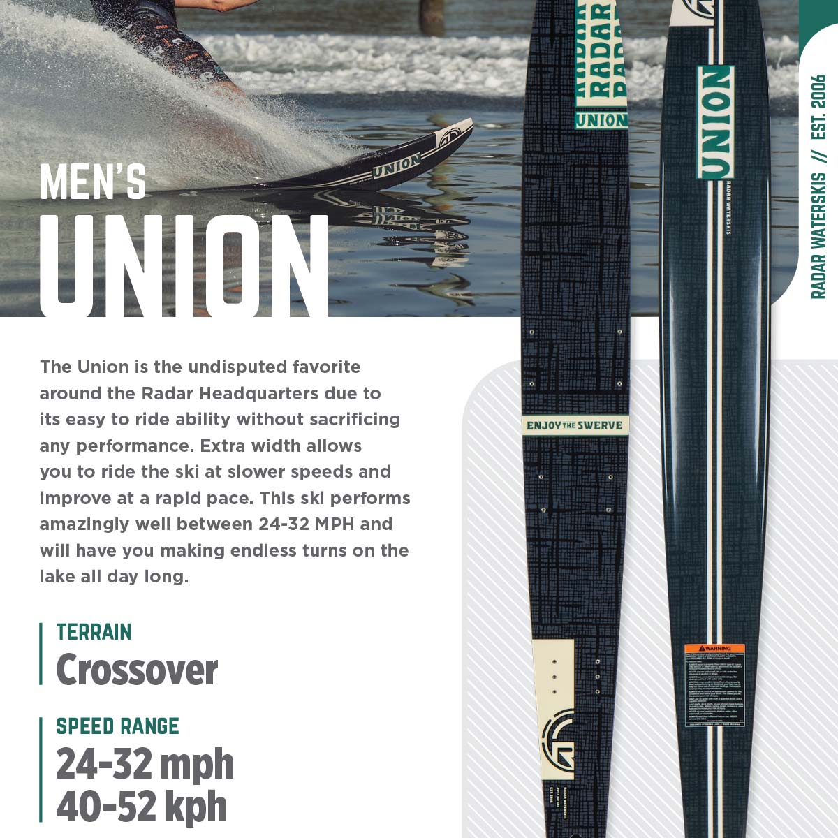 Radar Union w/ Prime & ARTP Water Ski Package 2025