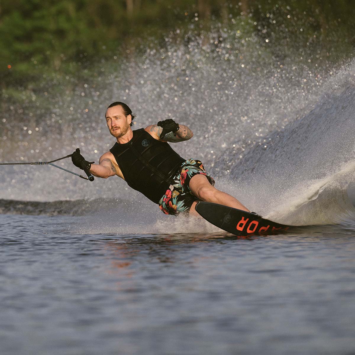 Radar Graphite Vapor w/ Carbitex Vector BOA Dbl Boot Water Ski Package 2025