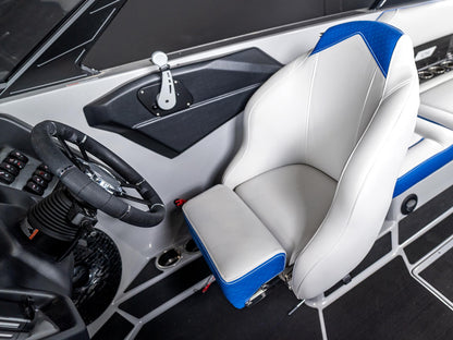 2025 Supreme S240 - Canadian Blue Flake / Grey - BoardCo Boats
