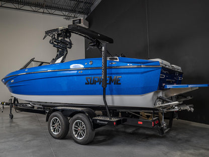 2025 Supreme S240 - Canadian Blue Flake / Grey - BoardCo Boats