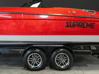 2025 Supreme S240 - Fire Red Flake / Stone Grey - BoardCo