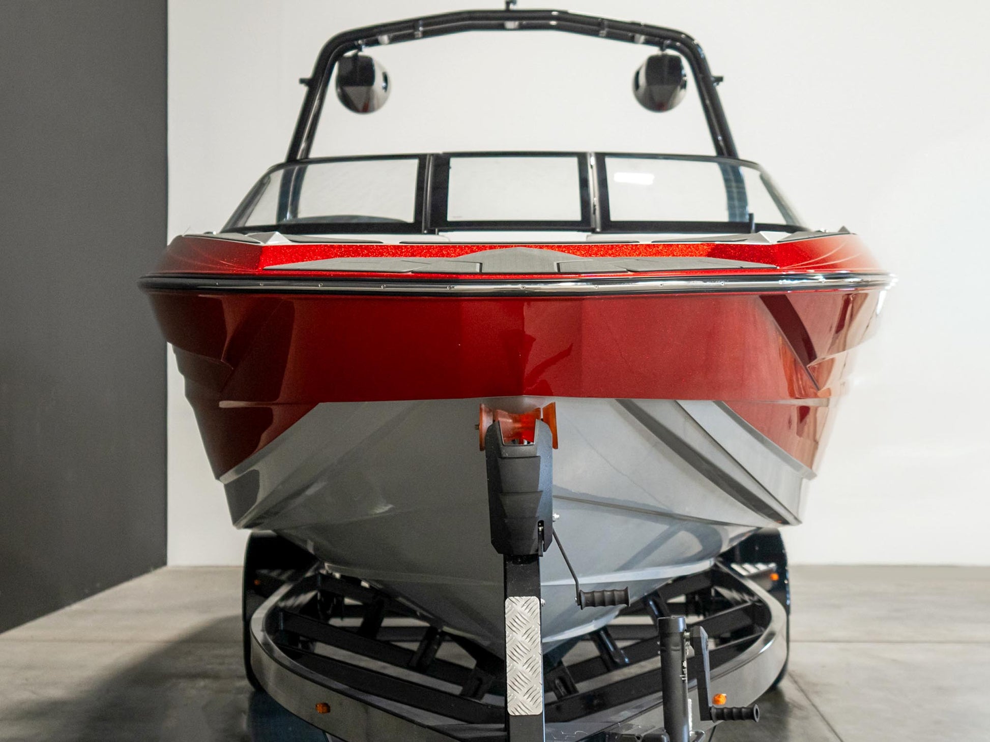 2025 Supreme S240 - Fire Red Flake / Stone Grey - BoardCo