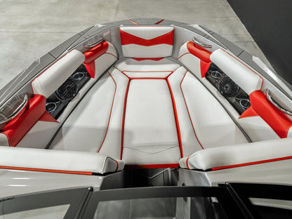 2025 Supreme S240 - Fire Red Flake / Stone Grey - BoardCo