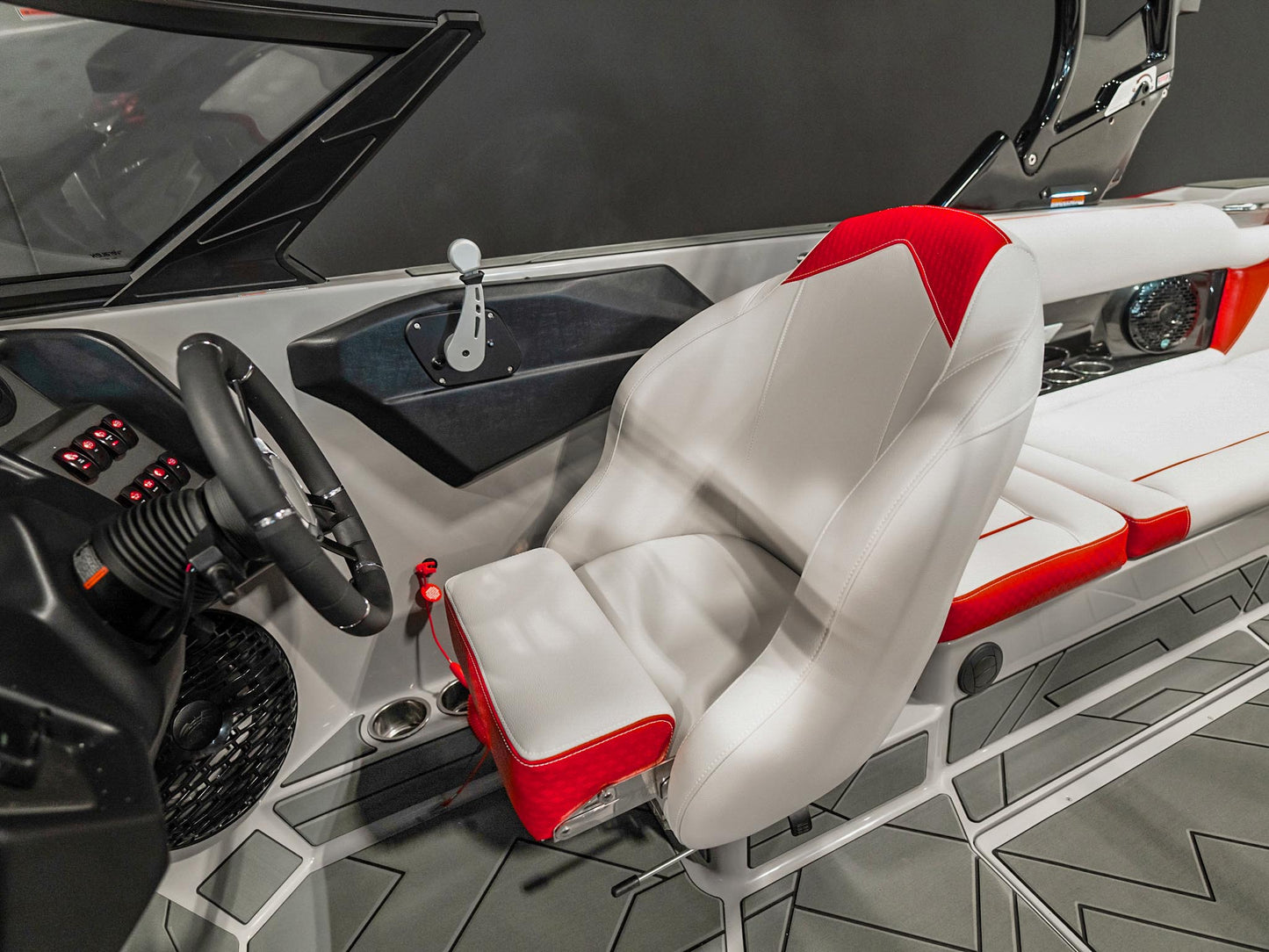 2025 Supreme S240 - Fire Red Flake / Stone Grey - BoardCo
