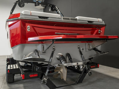 2025 Supreme S240 - Fire Red Flake / Stone Grey - BoardCo