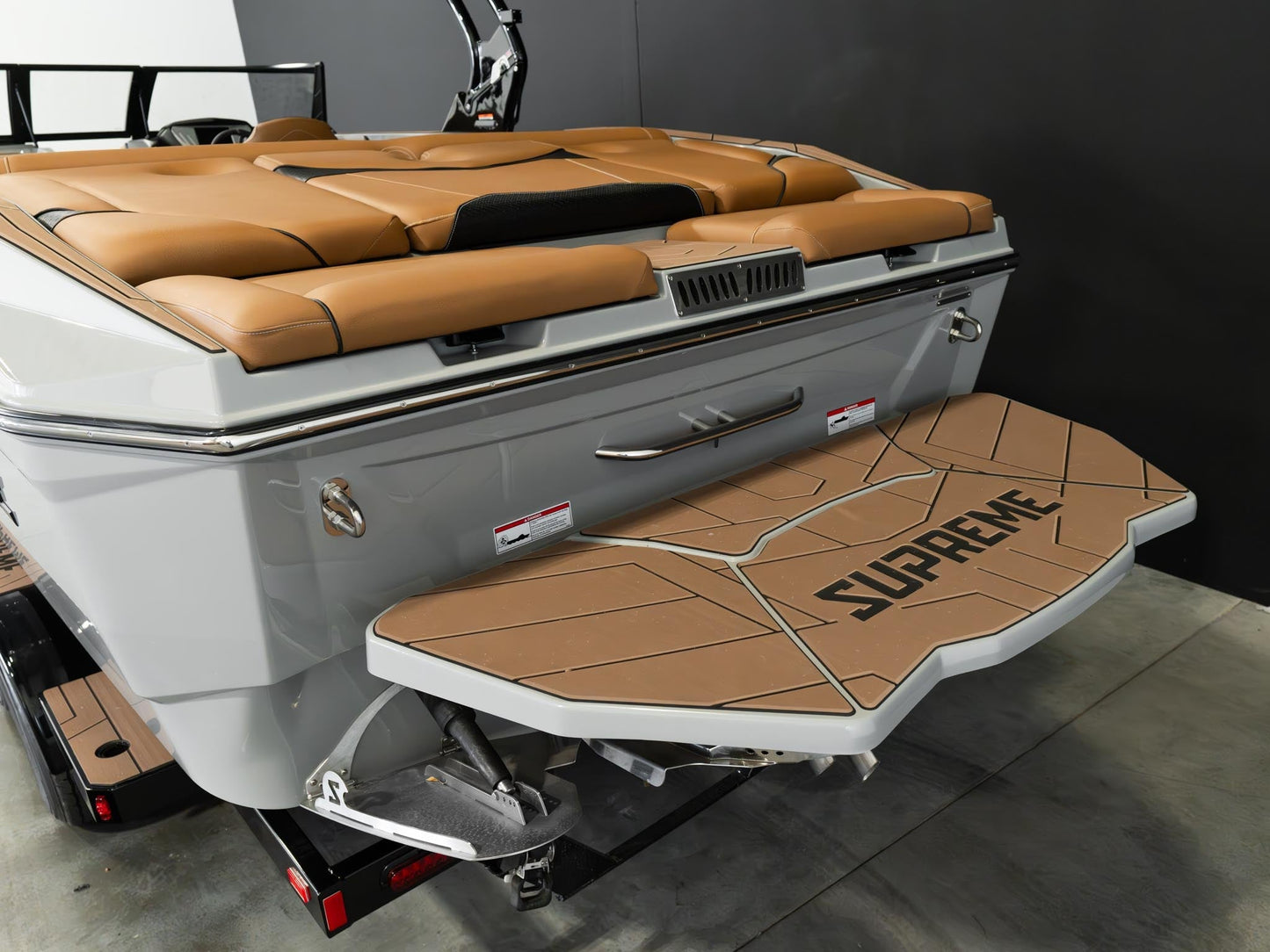 2025 Supreme S240 - Stone Grey - BoardCo Boats