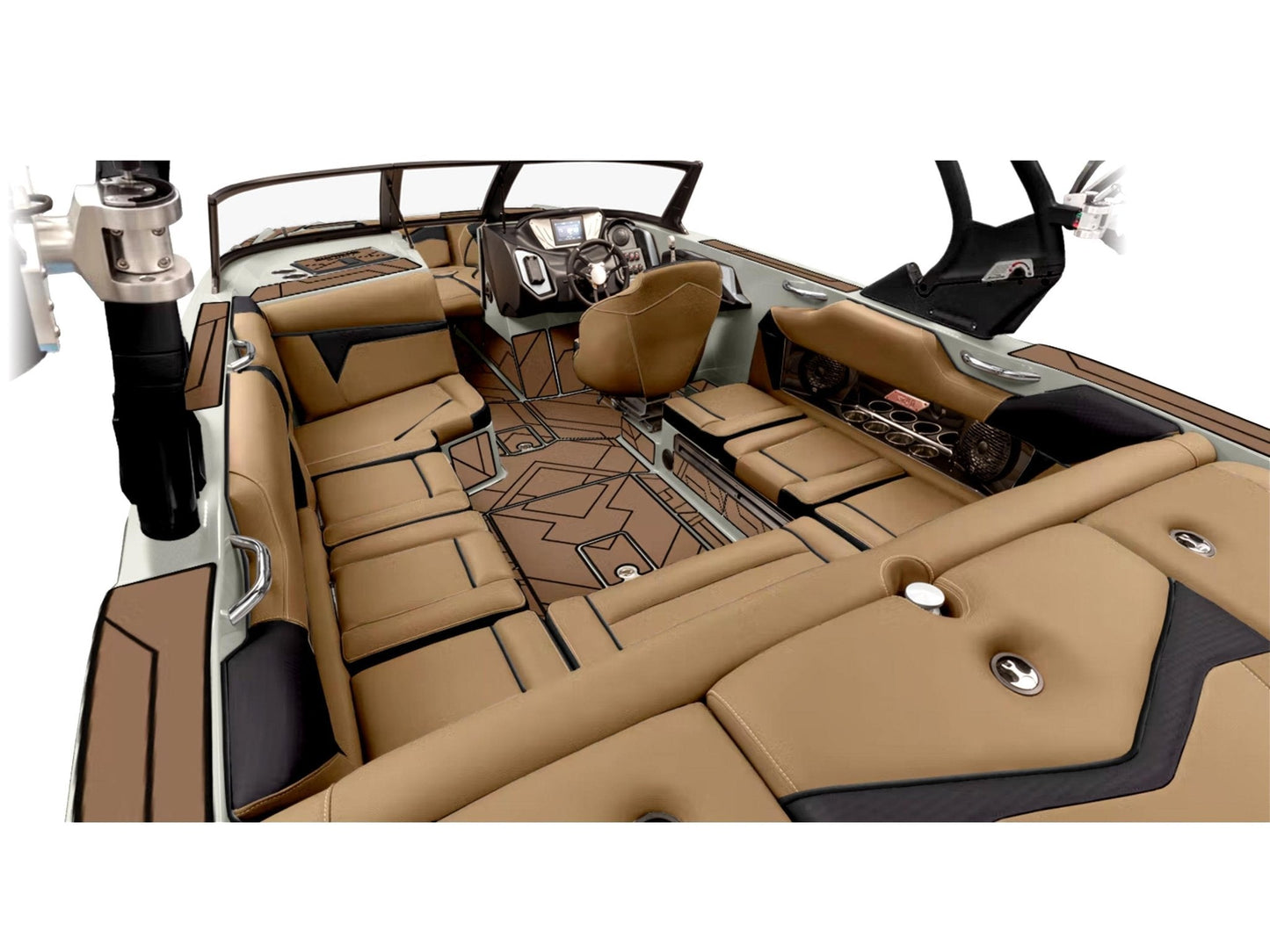 2025 Supreme S240 - Stone Grey - BoardCo Boats