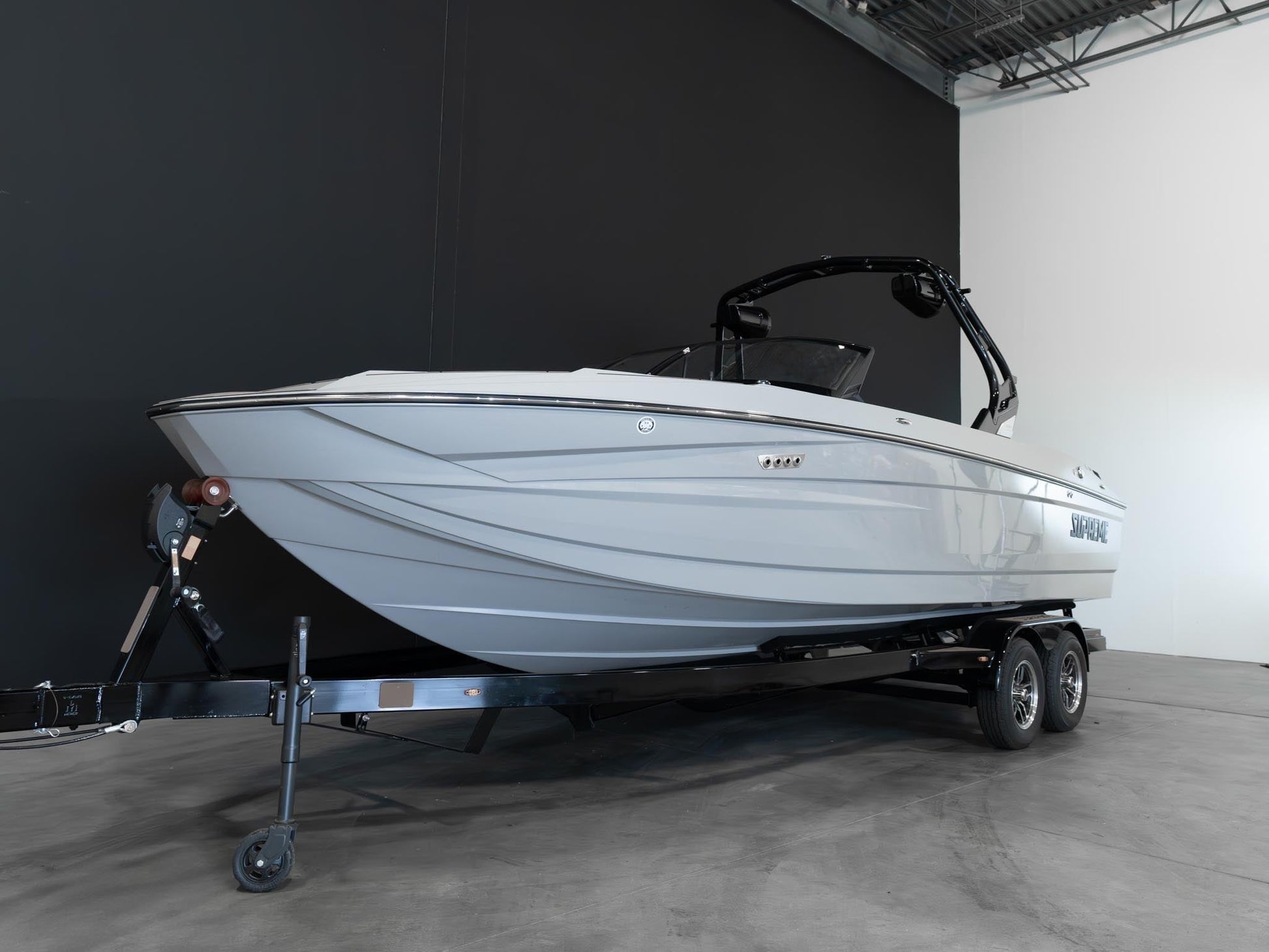 2025 Supreme S240 - Stone Grey - BoardCo Boats