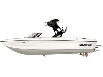 2025 Supreme S240 - White Frost / Stone Grey - BoardCo