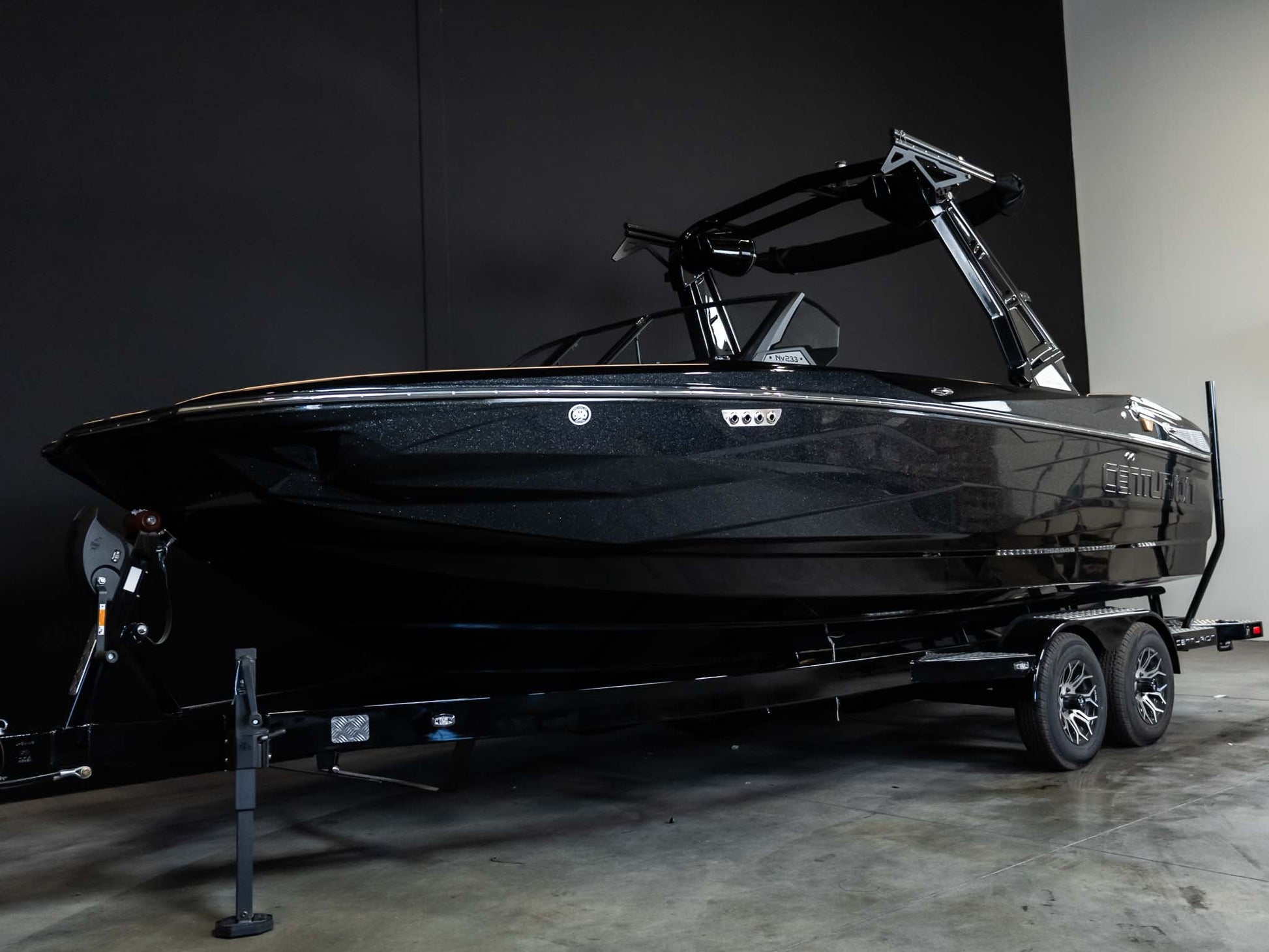 2026 Centurion NV233 - Black / Black Metal Flake - BoardCo