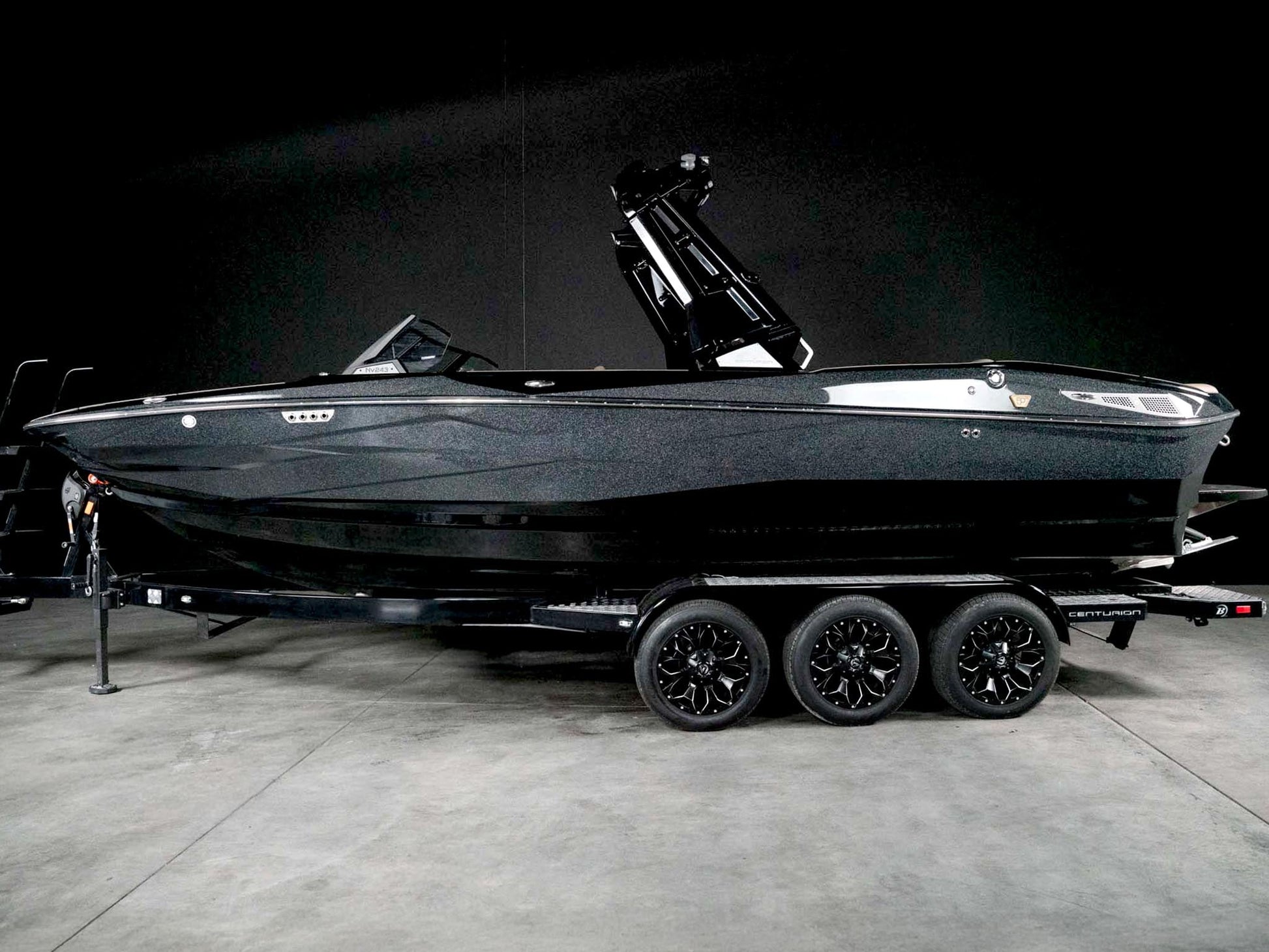 2026 Centurion NV243 - Black Flake / Onyx Black - BoardCo