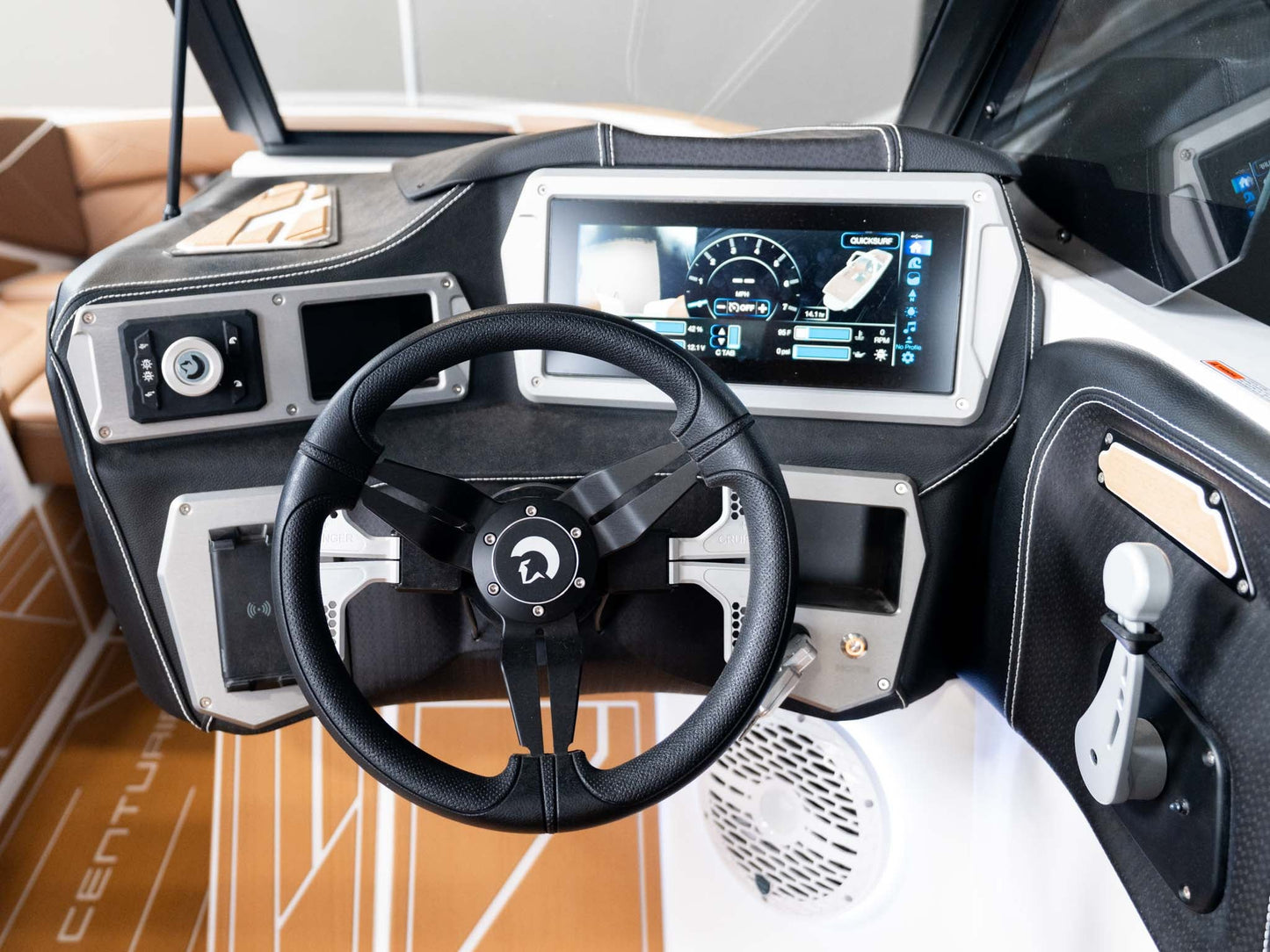 2026 Centurion NV243 - Frost White / Castano - BoardCo Boats