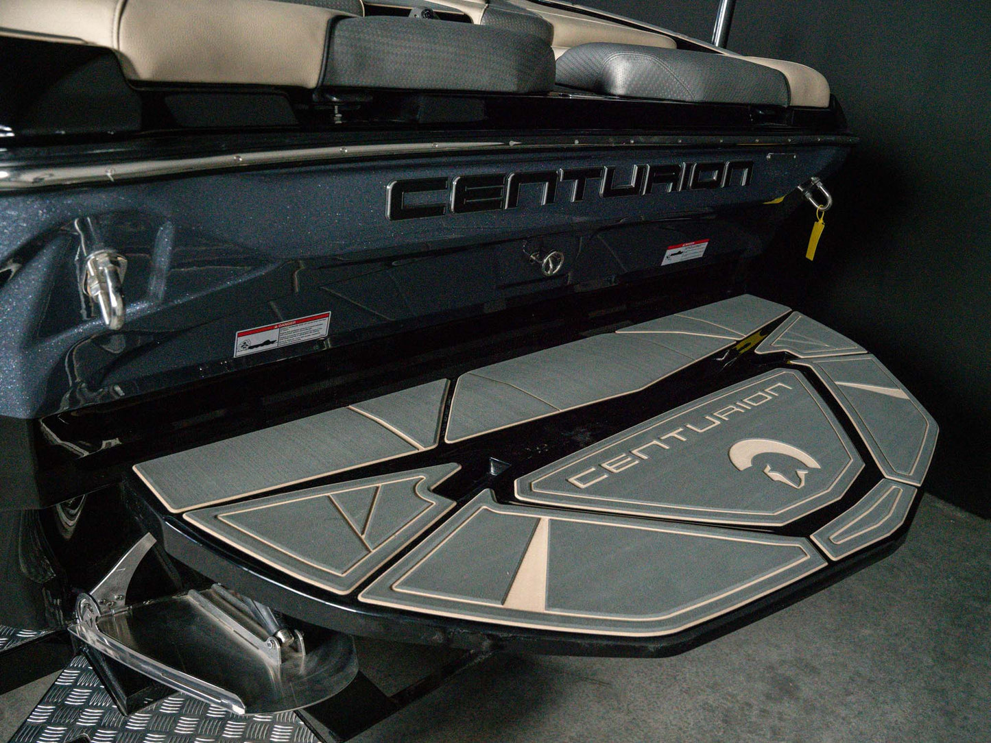 2026 Centurion NV243 - GunMetal Flake / Onyx Black - BoardCo