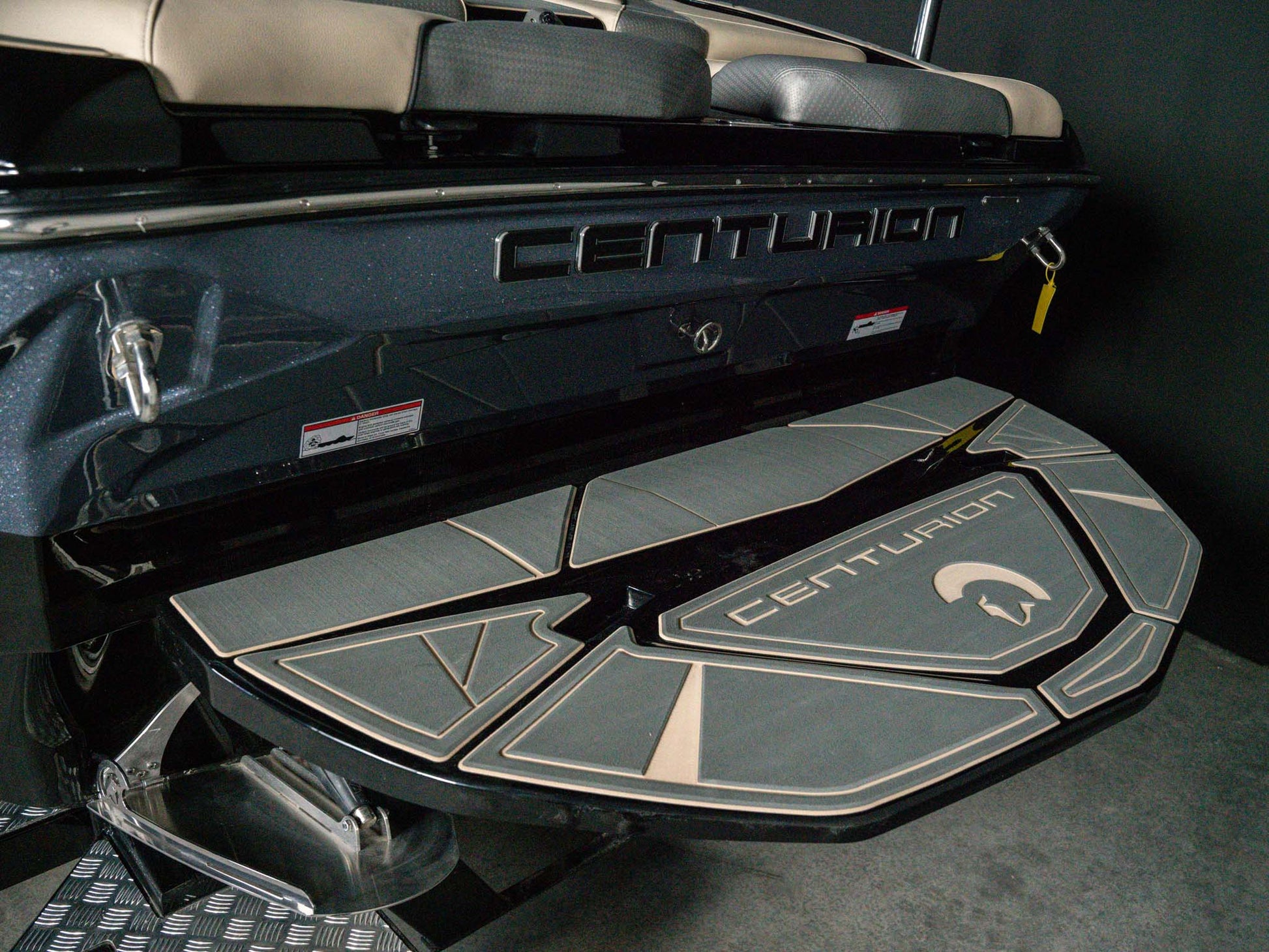 2026 Centurion NV243 - GunMetal Flake / Onyx Black - BoardCo