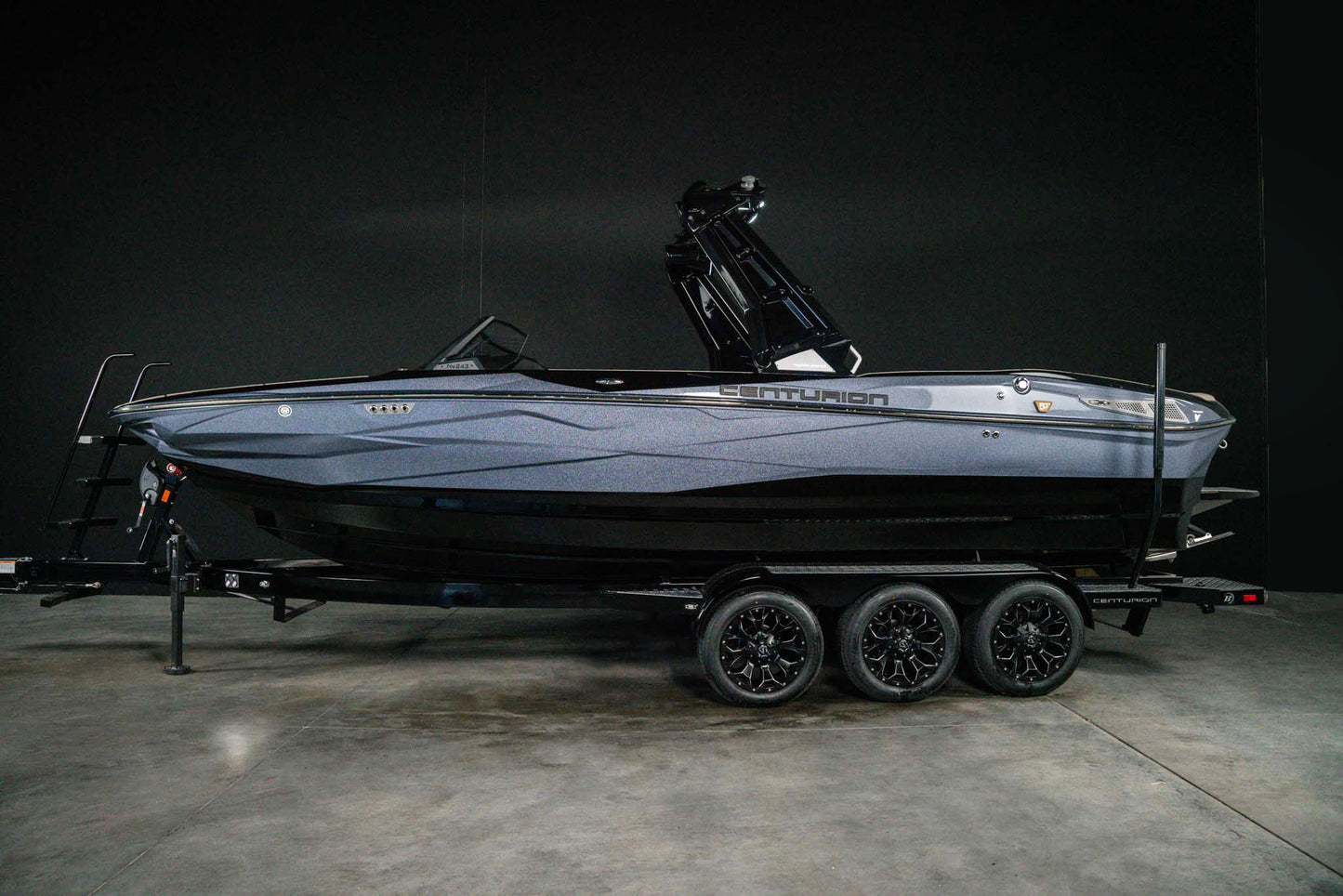 2026 Centurion NV243 - GunMetal Flake / Onyx Black - BoardCo