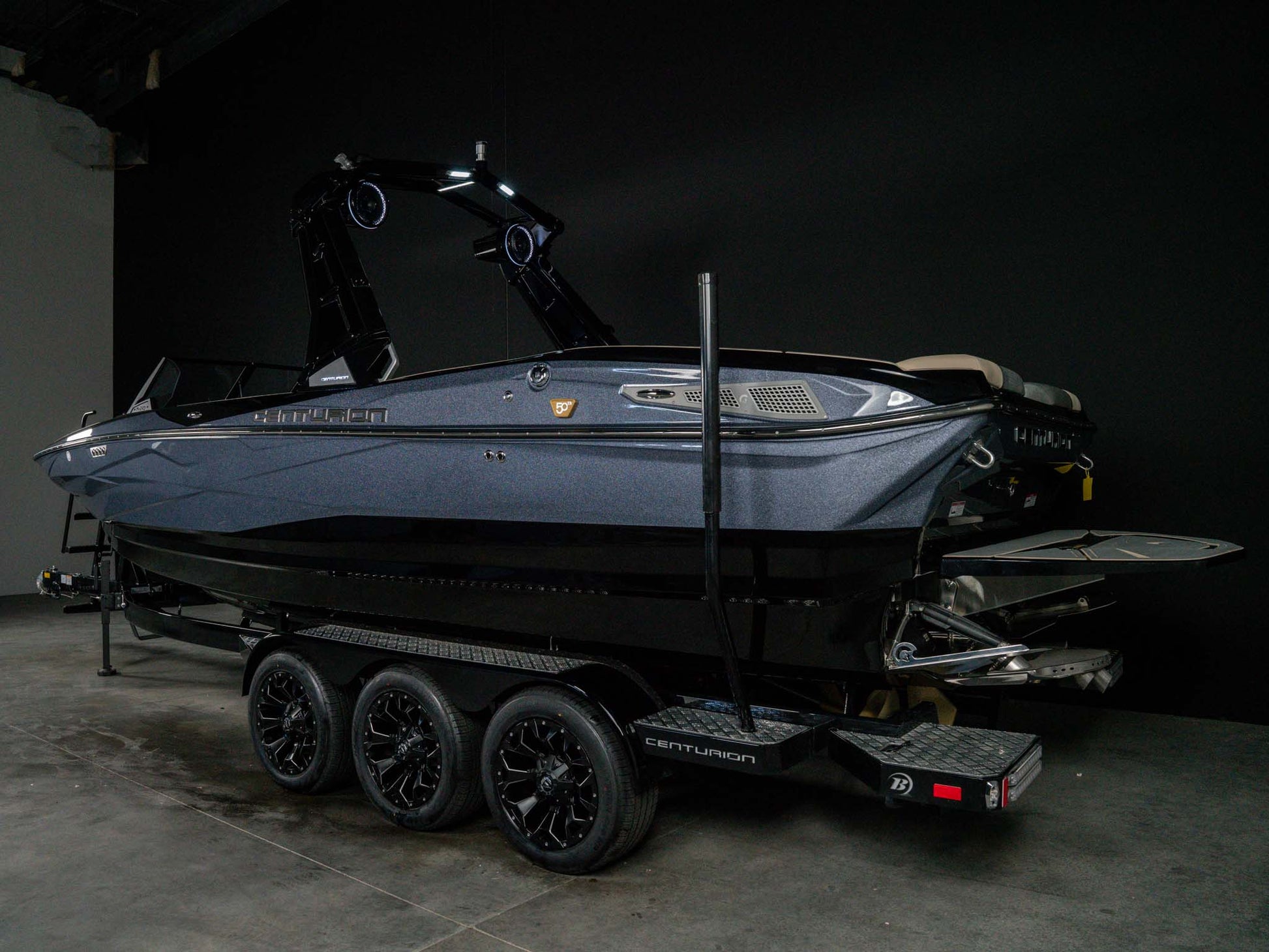 2026 Centurion NV243 - GunMetal Flake / Onyx Black - BoardCo