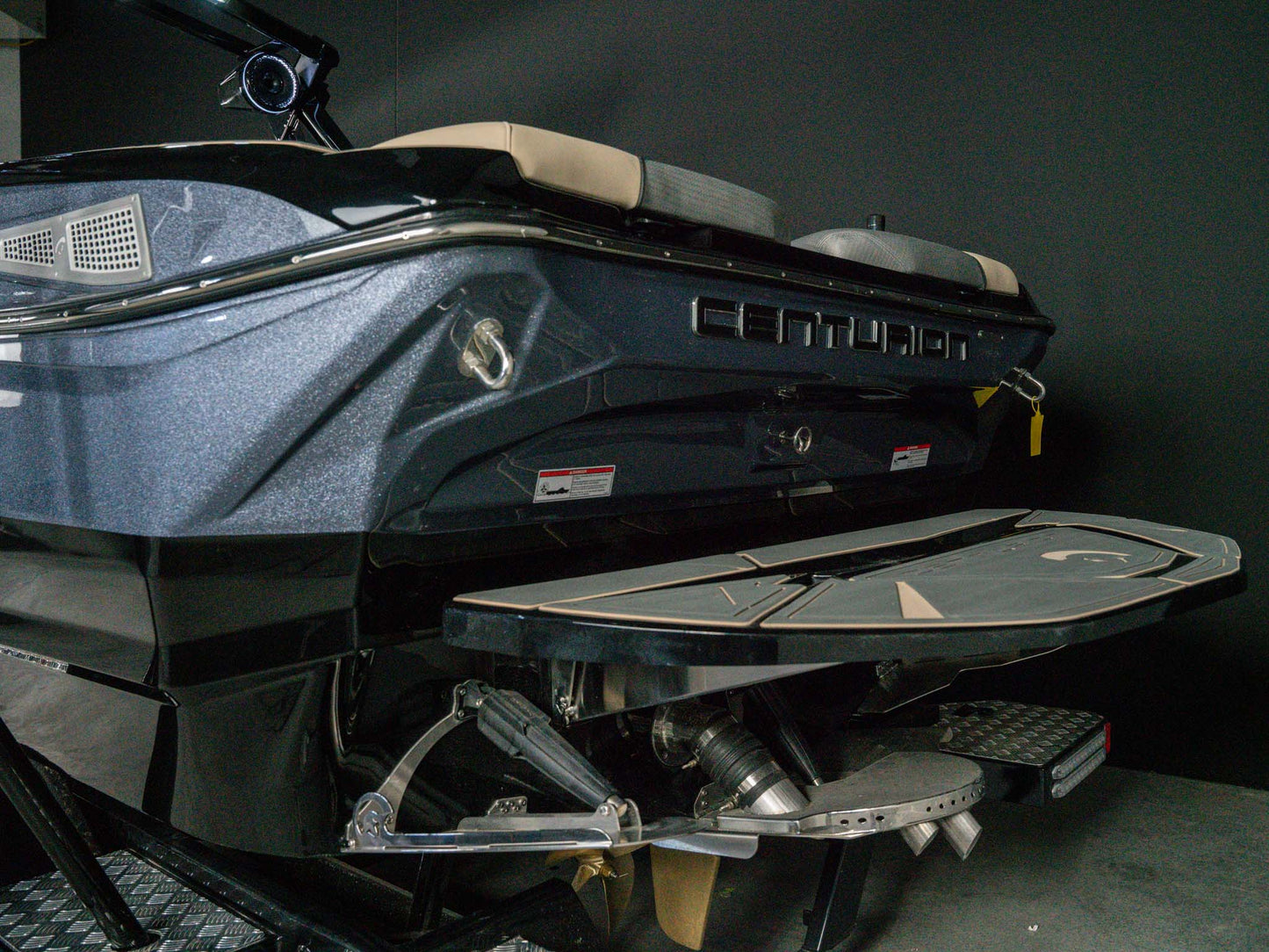 2026 Centurion NV243 - GunMetal Flake / Onyx Black - BoardCo