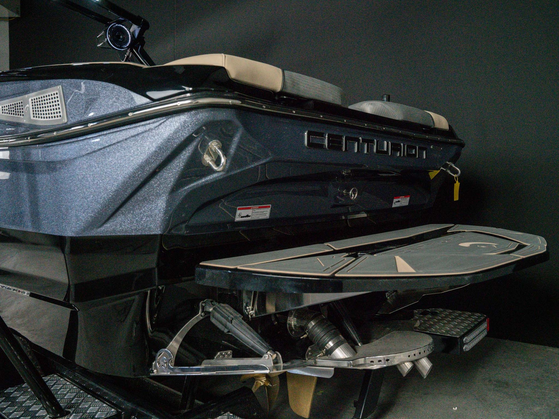 2026 Centurion NV243 - GunMetal Flake / Onyx Black - BoardCo