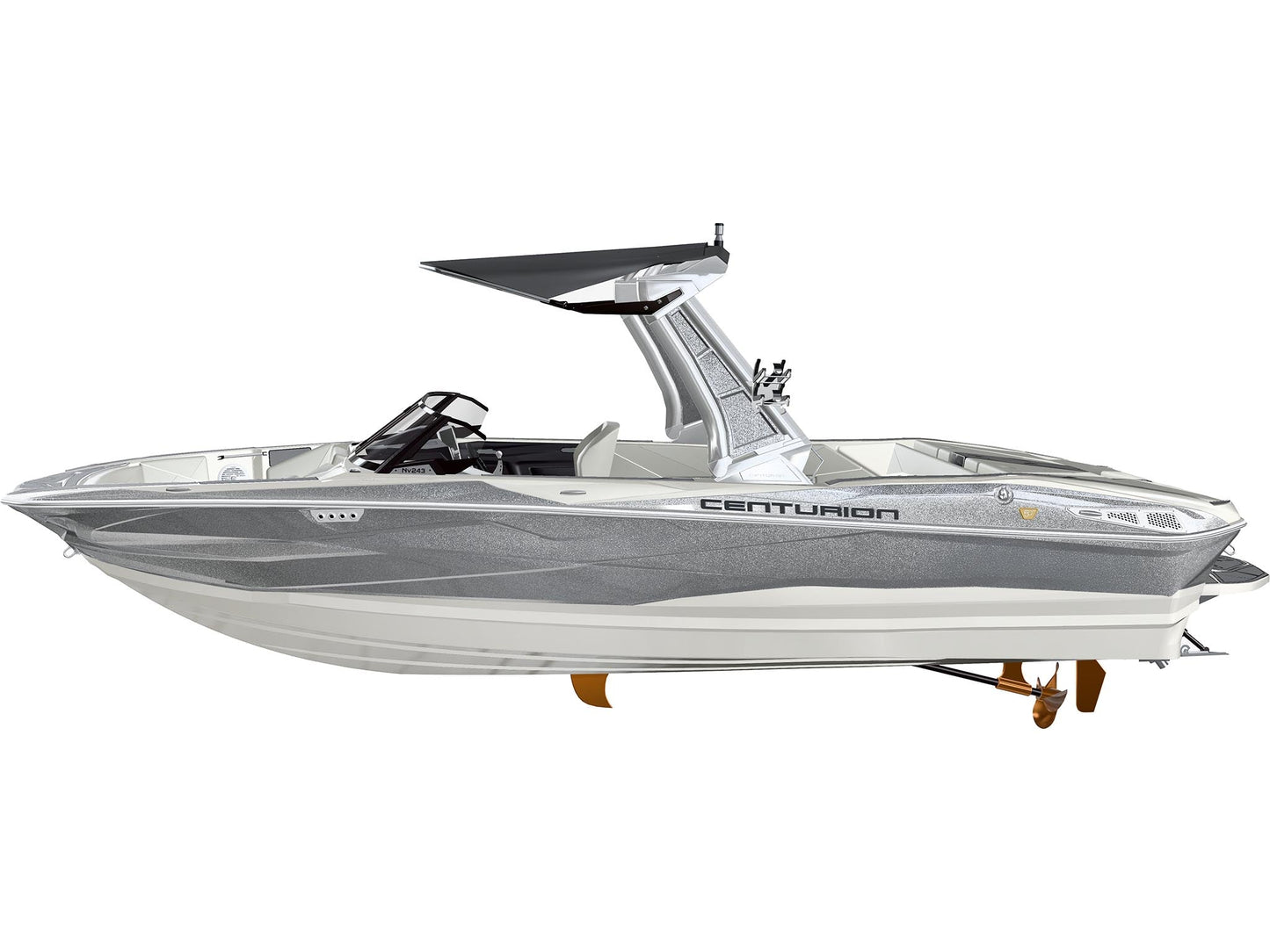 2026 Centurion NV243 - Silver Flake / White Frost - BoardCo