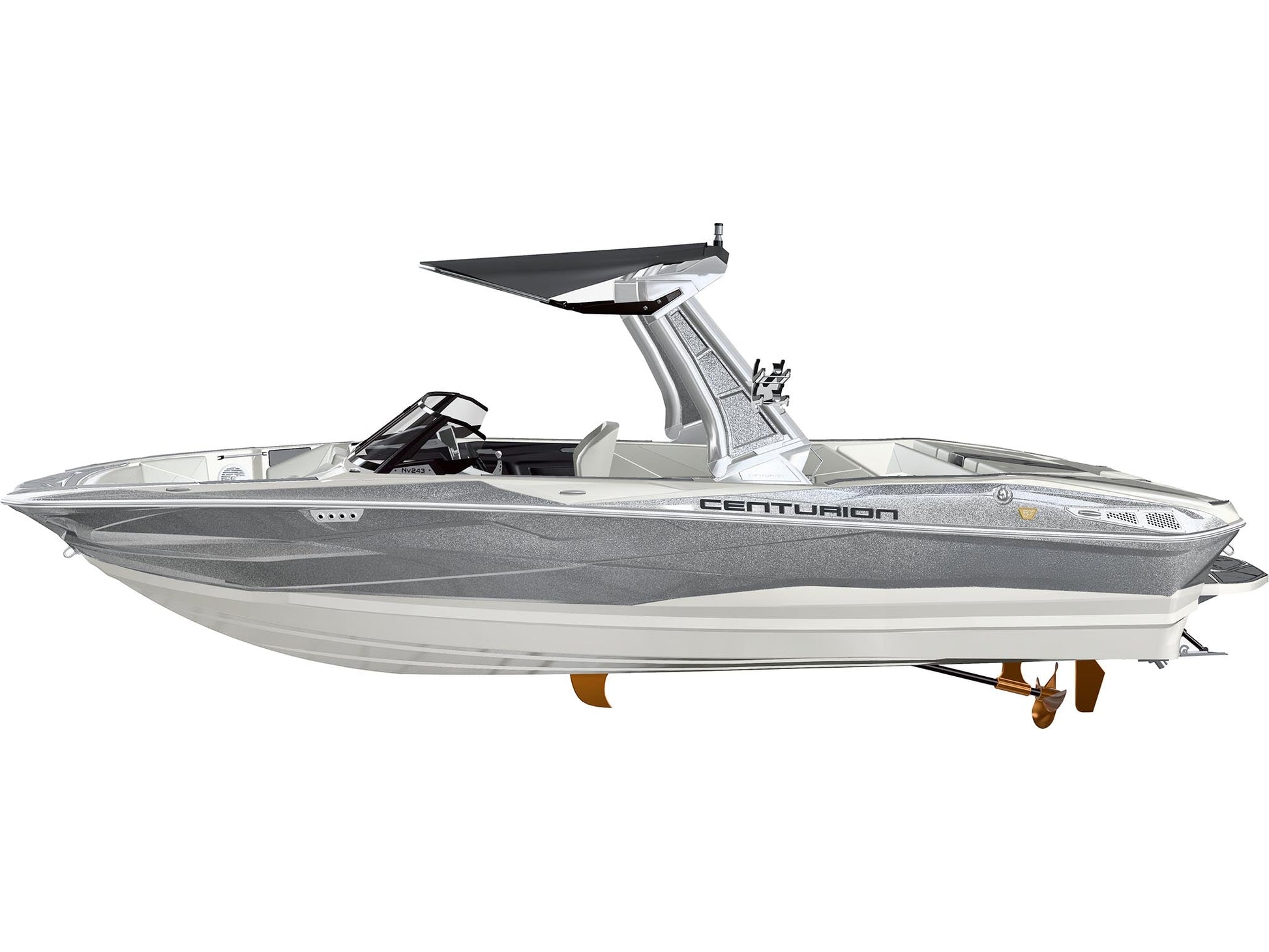 2026 Centurion NV243 - Silver Flake / White Frost - BoardCo