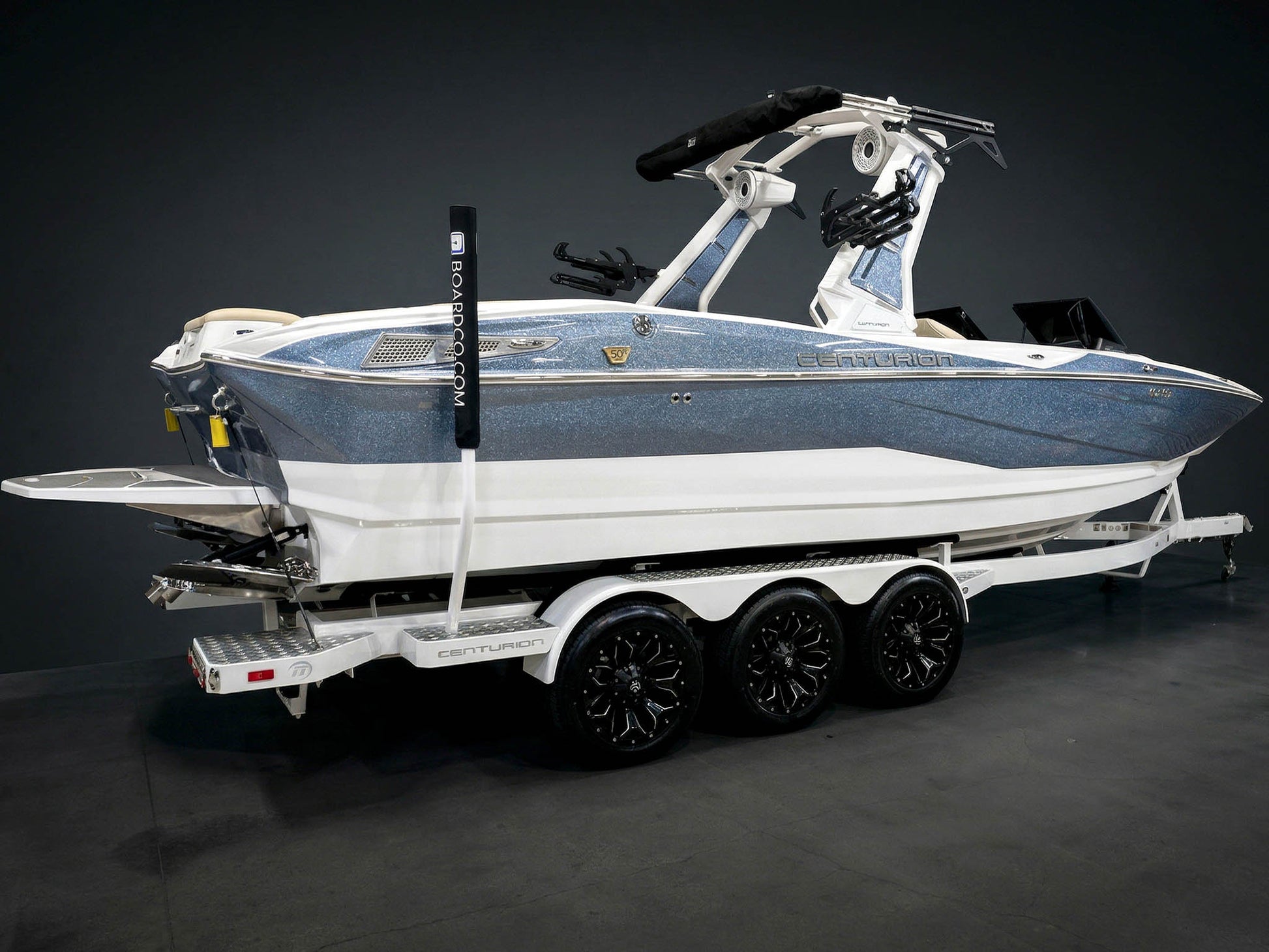 2026 Centurion Nv243 - Steel Blue Flake / White Frost - BoardCo