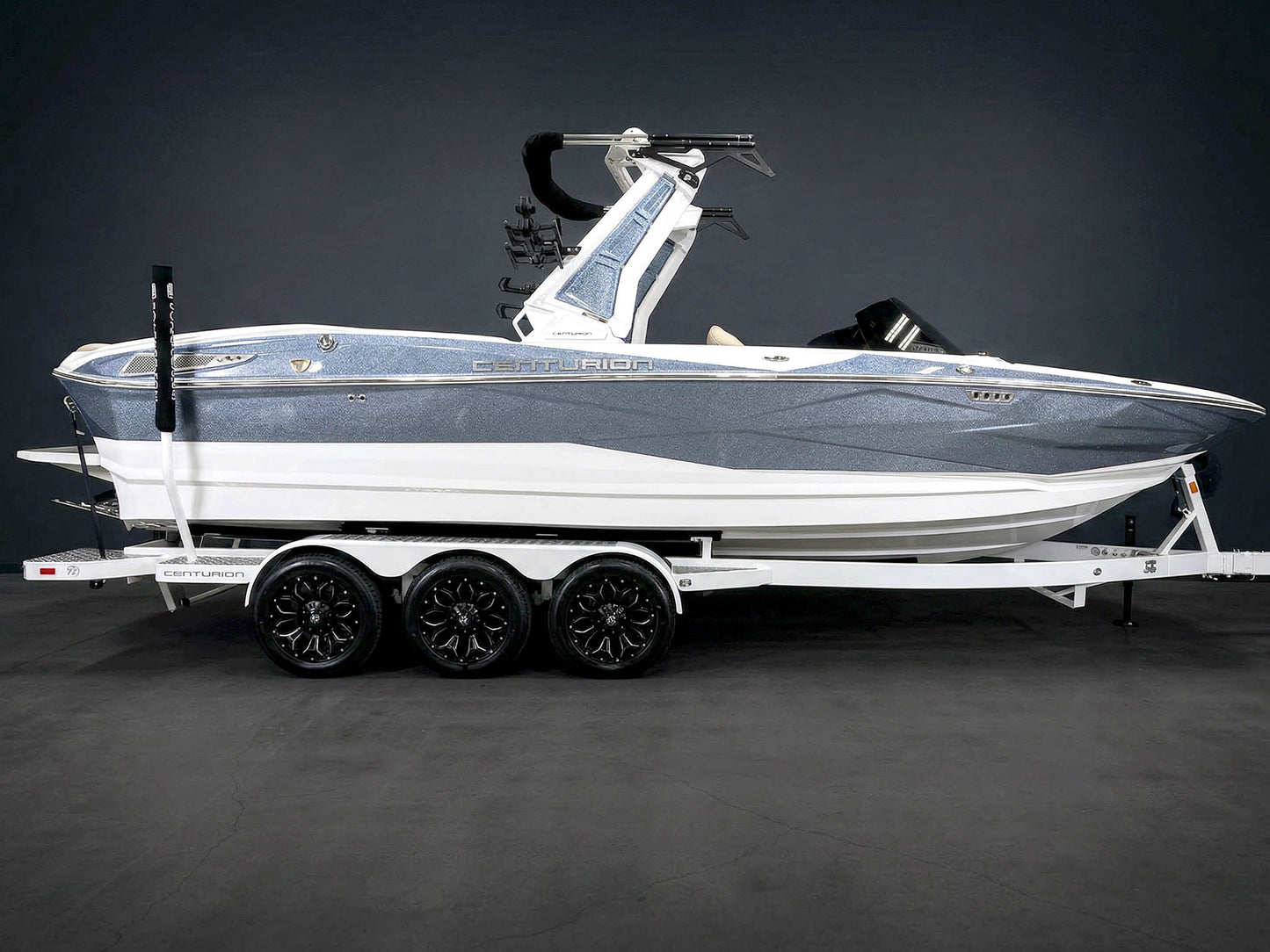 2026 Centurion Nv243 - Steel Blue Flake / White Frost - BoardCo