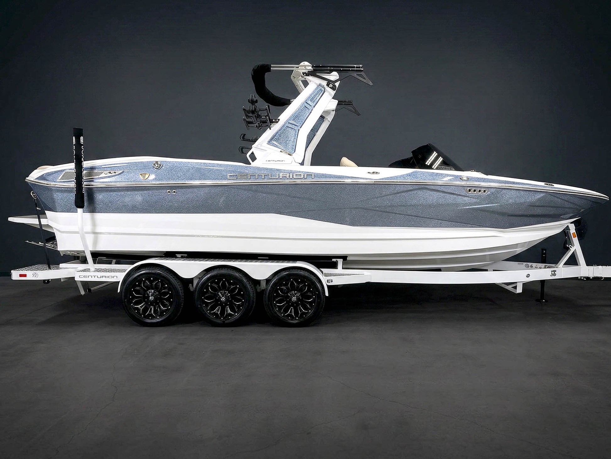 2026 Centurion Nv243 - Steel Blue Flake / White Frost - BoardCo