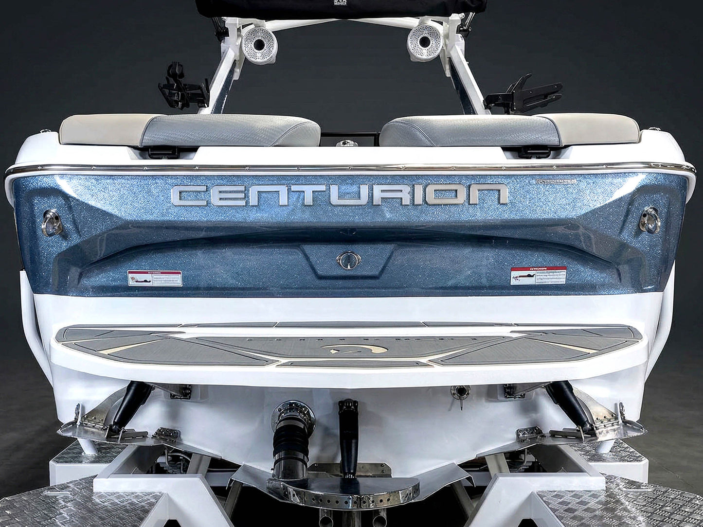 2026 Centurion Nv243 - Steel Blue Flake / White Frost - BoardCo