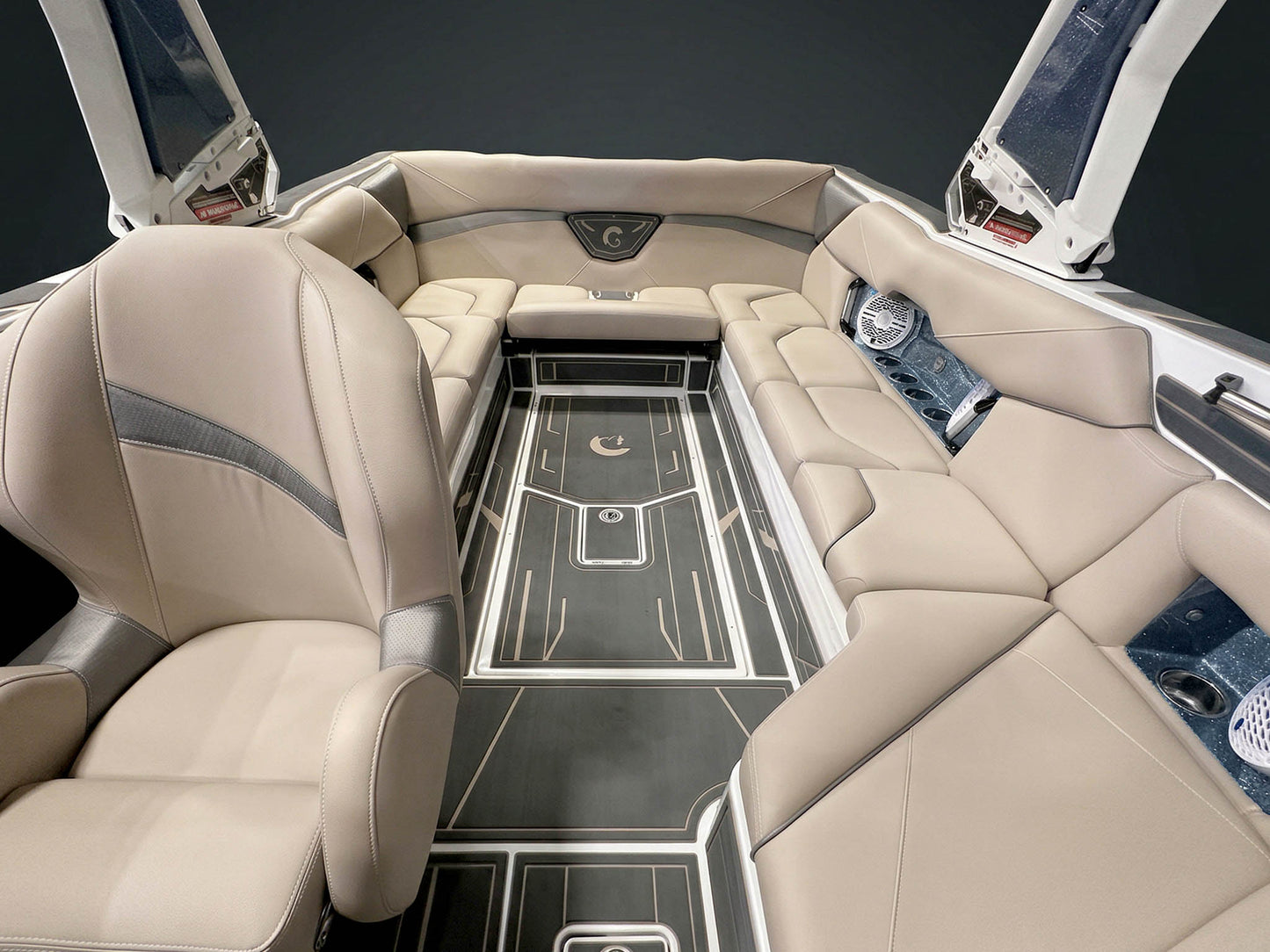 2026 Centurion Nv243 - Steel Blue Flake / White Frost - BoardCo