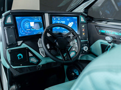 2026 Centurion Ri245 - Black Flake / Spearmint - BoardCo Boats