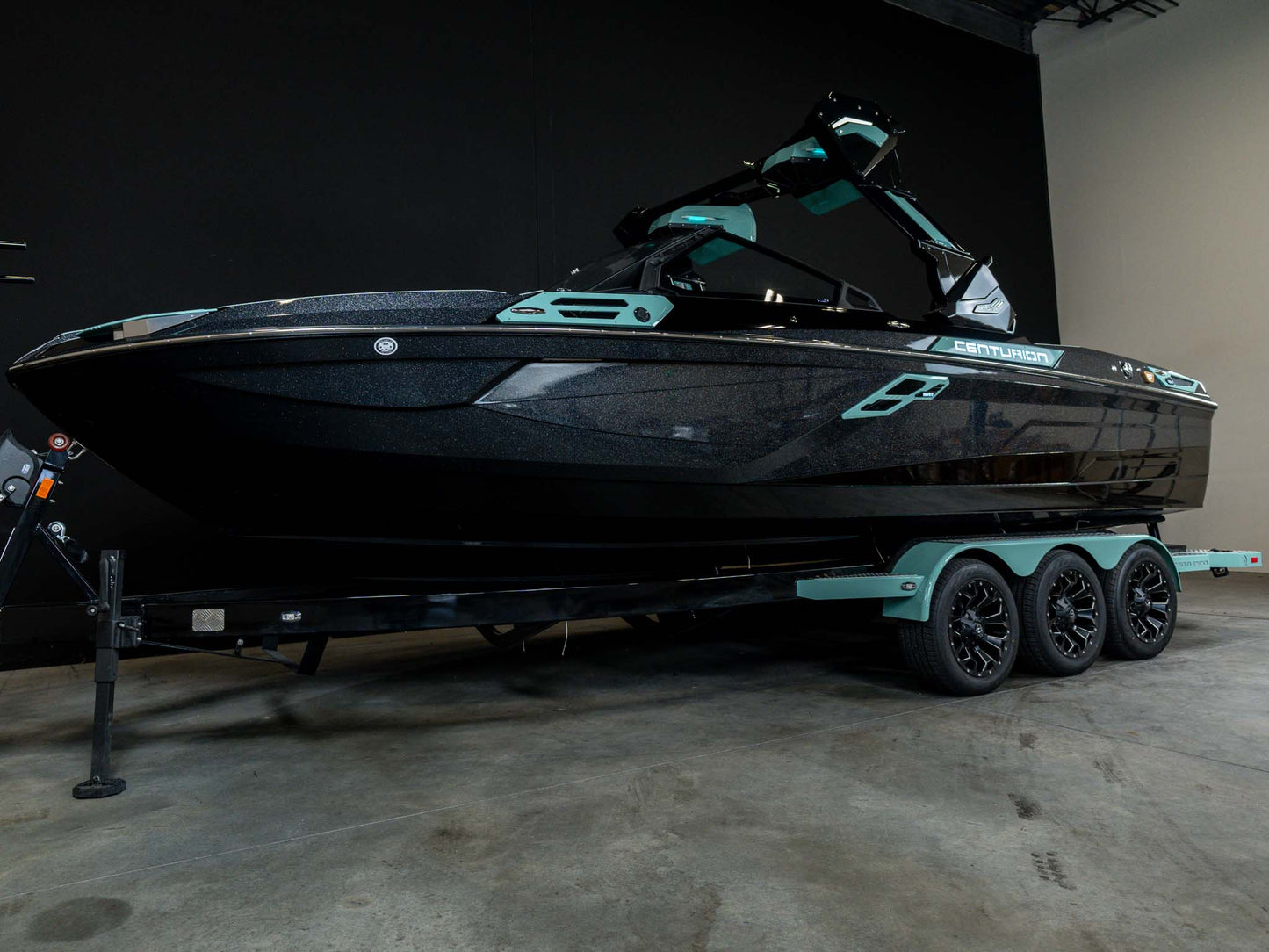 2026 Centurion Ri245 - Black Flake / Spearmint - BoardCo Boats