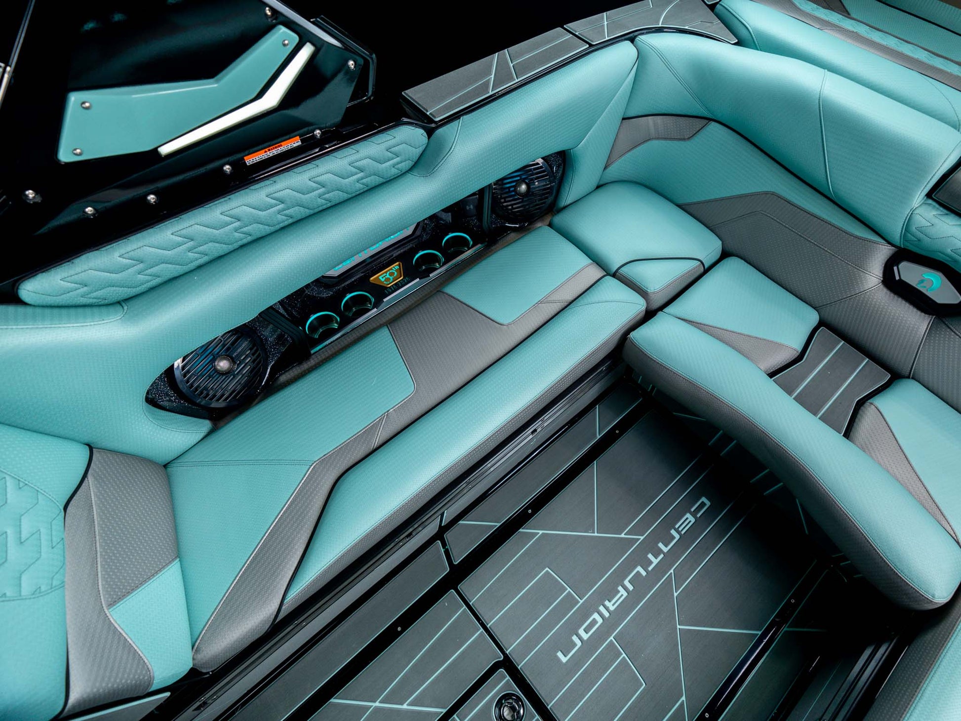 2026 Centurion Ri245 - Black Flake / Spearmint - BoardCo Boats