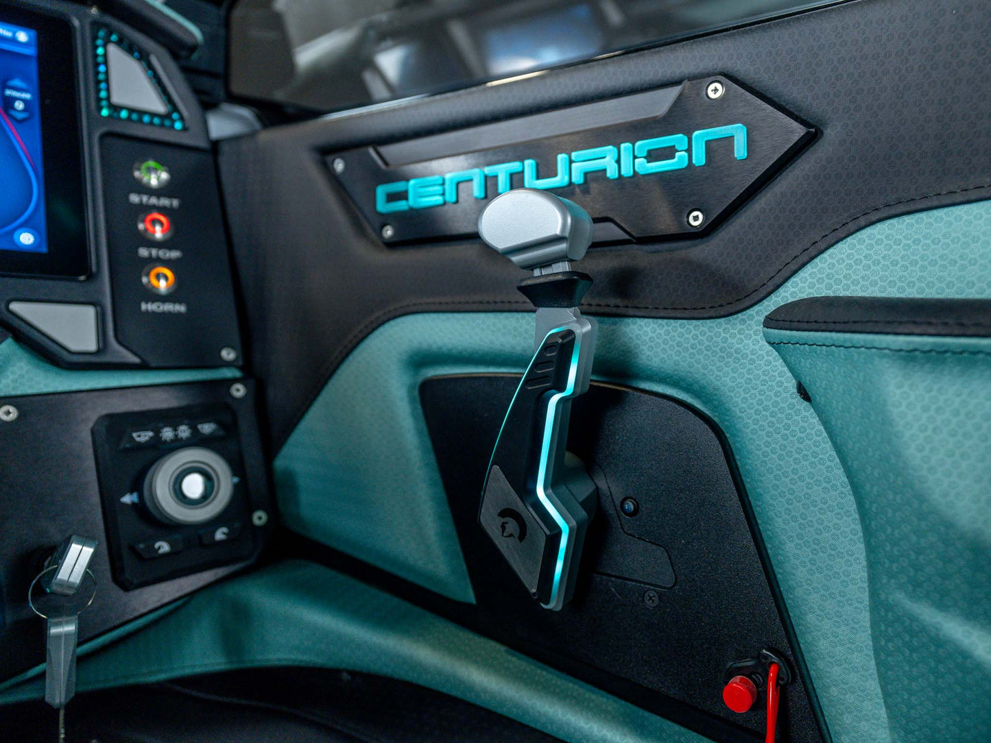 2026 Centurion Ri245 - Black Flake / Spearmint - BoardCo Boats