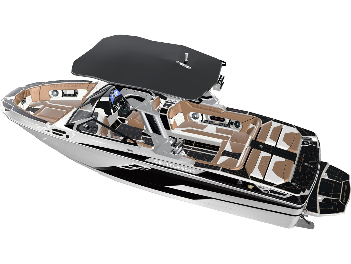 2026 Centurion Ri245 - Black Flake / White Frost Drive - BoardCo
