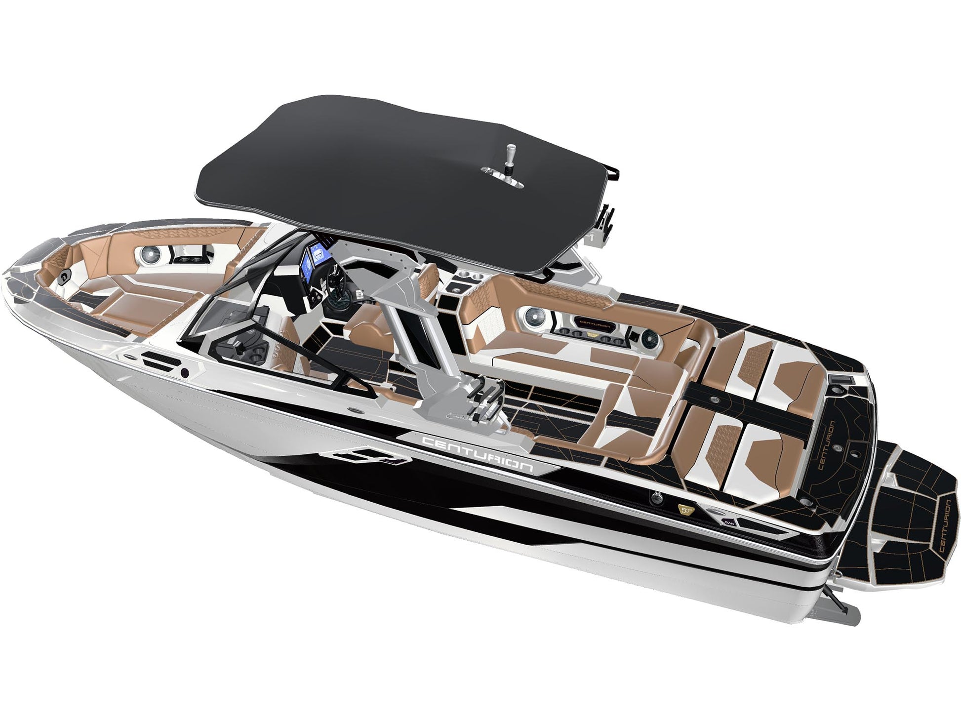 2026 Centurion Ri245 - Black Flake / White Frost Drive - BoardCo