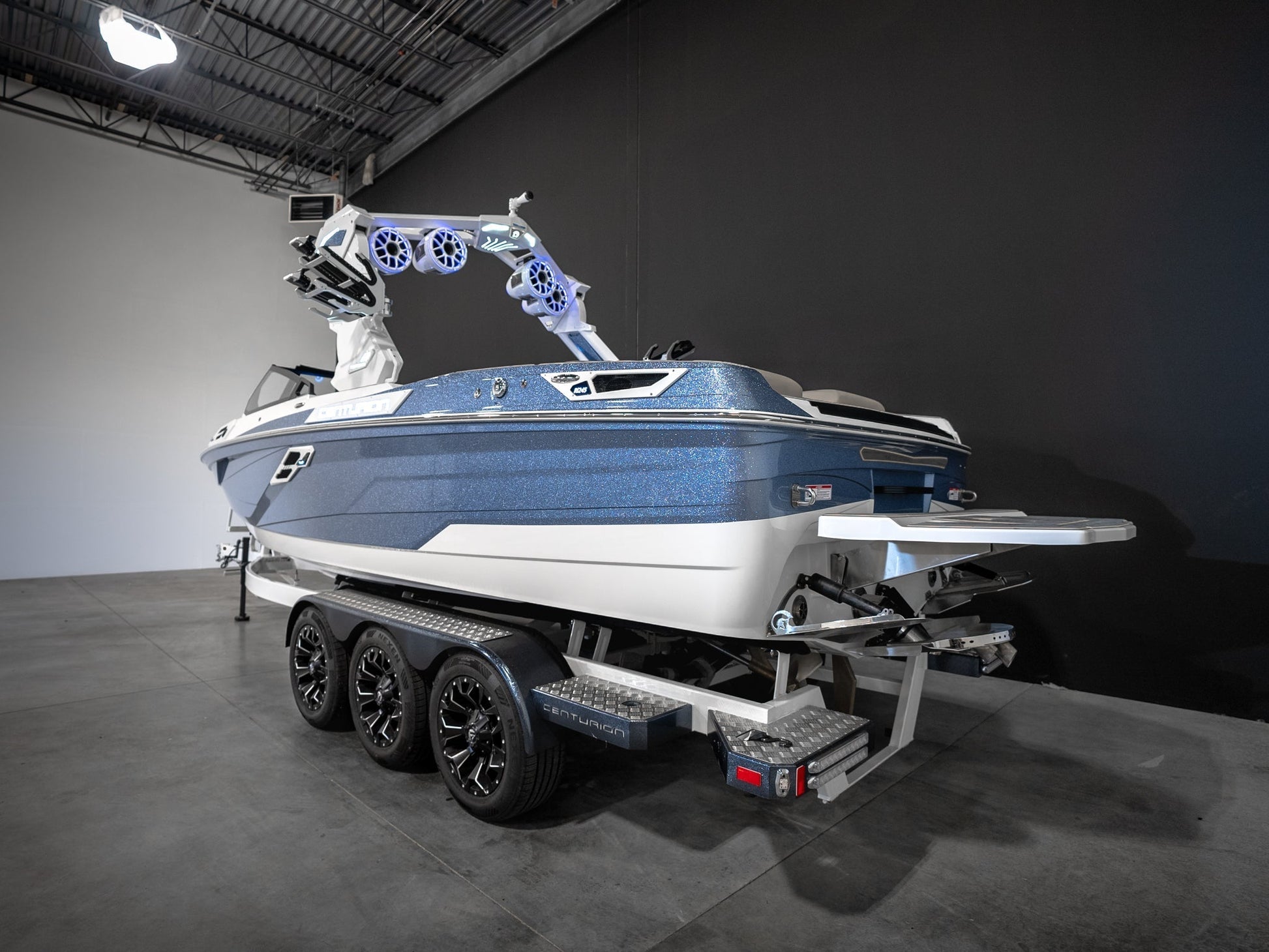 2026 Centurion Ri245 - Blue Steel Flake / White Frost - BoardCo
