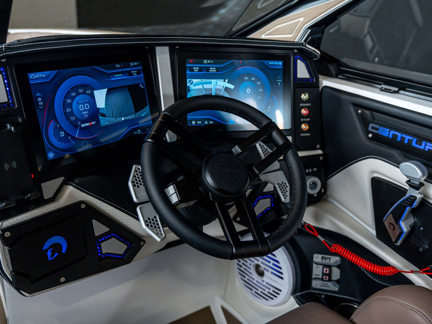 2026 Centurion Ri245 - Canadian Blue / White - BoardCo Boats