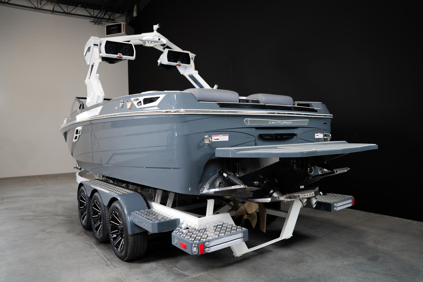 2026 Centurion Ri245 - Charcoal / White Accents - BoardCo Boats