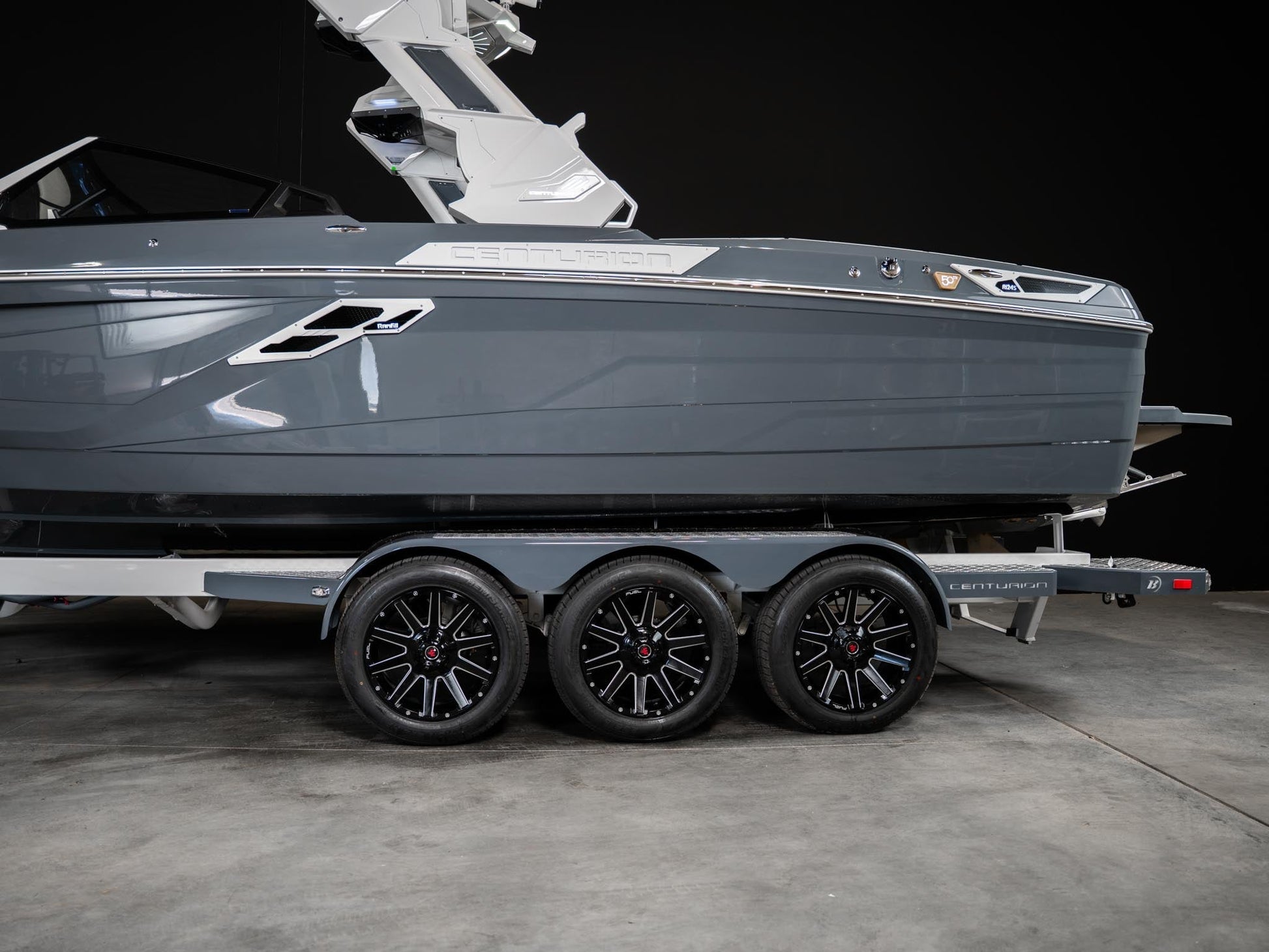 2026 Centurion Ri245 - Charcoal / White Accents - BoardCo Boats