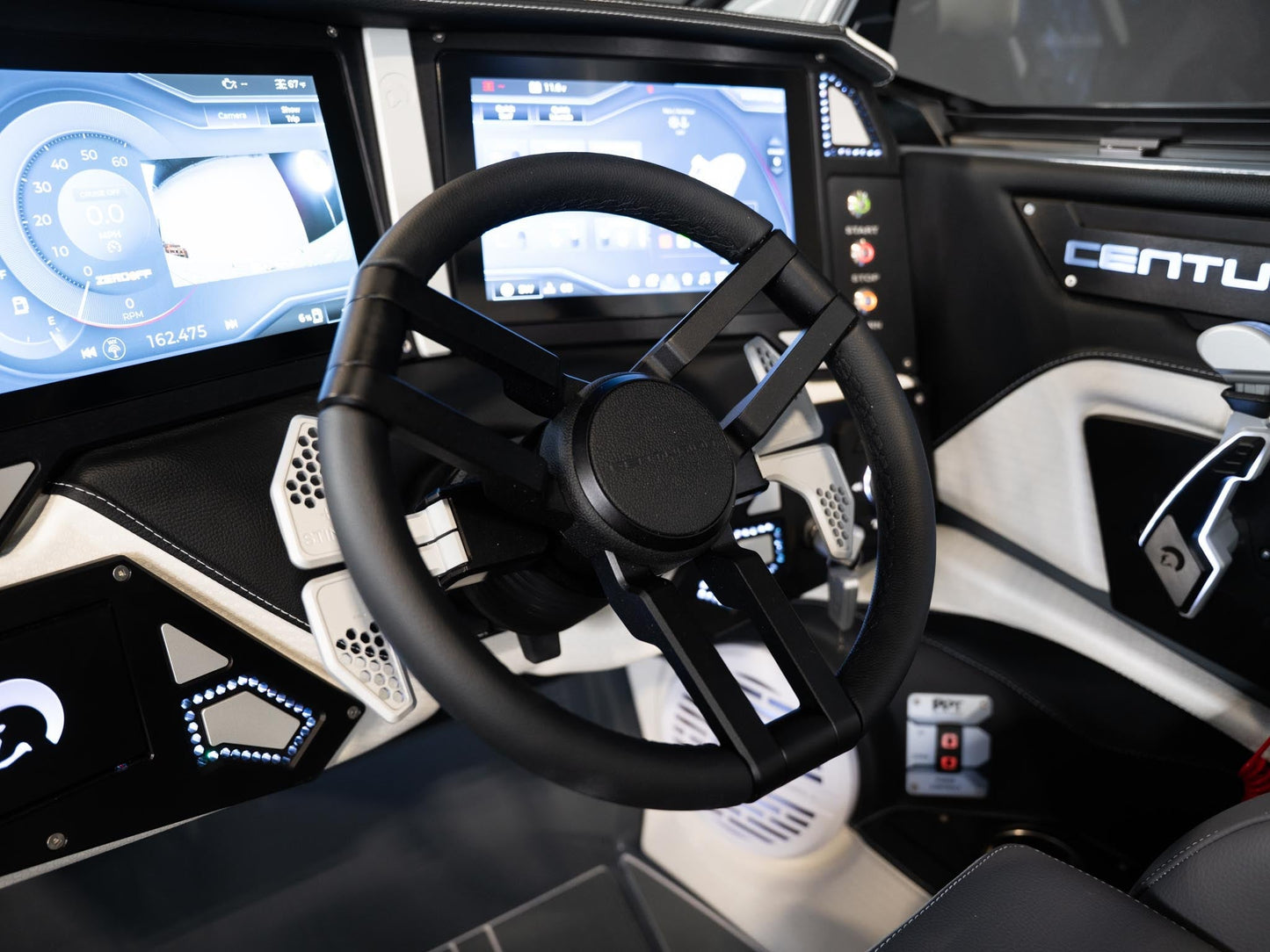 2026 Centurion Ri245 - Charcoal / White Accents - BoardCo Boats