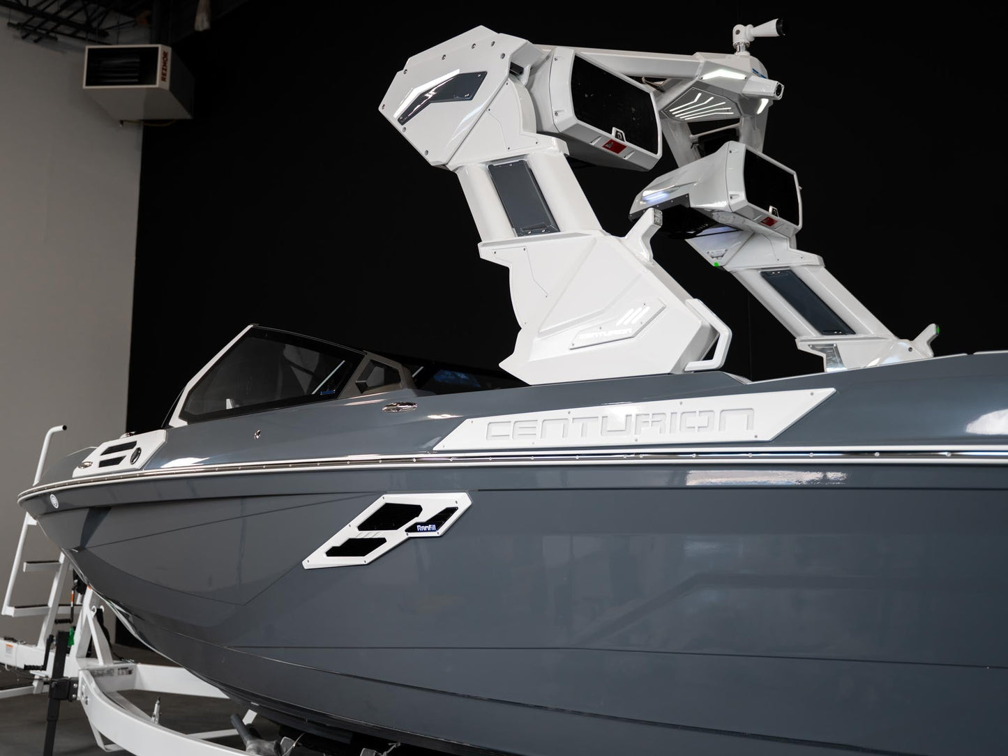 2026 Centurion Ri245 - Charcoal / White Accents - BoardCo Boats