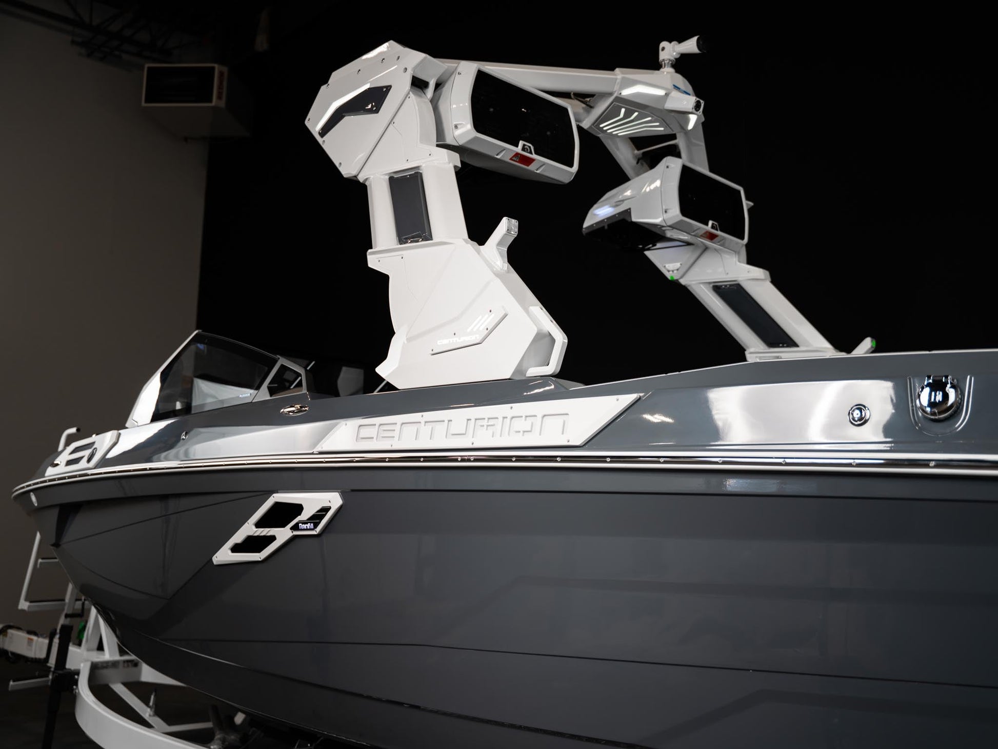 2026 Centurion Ri245 - Charcoal / White Accents - BoardCo Boats