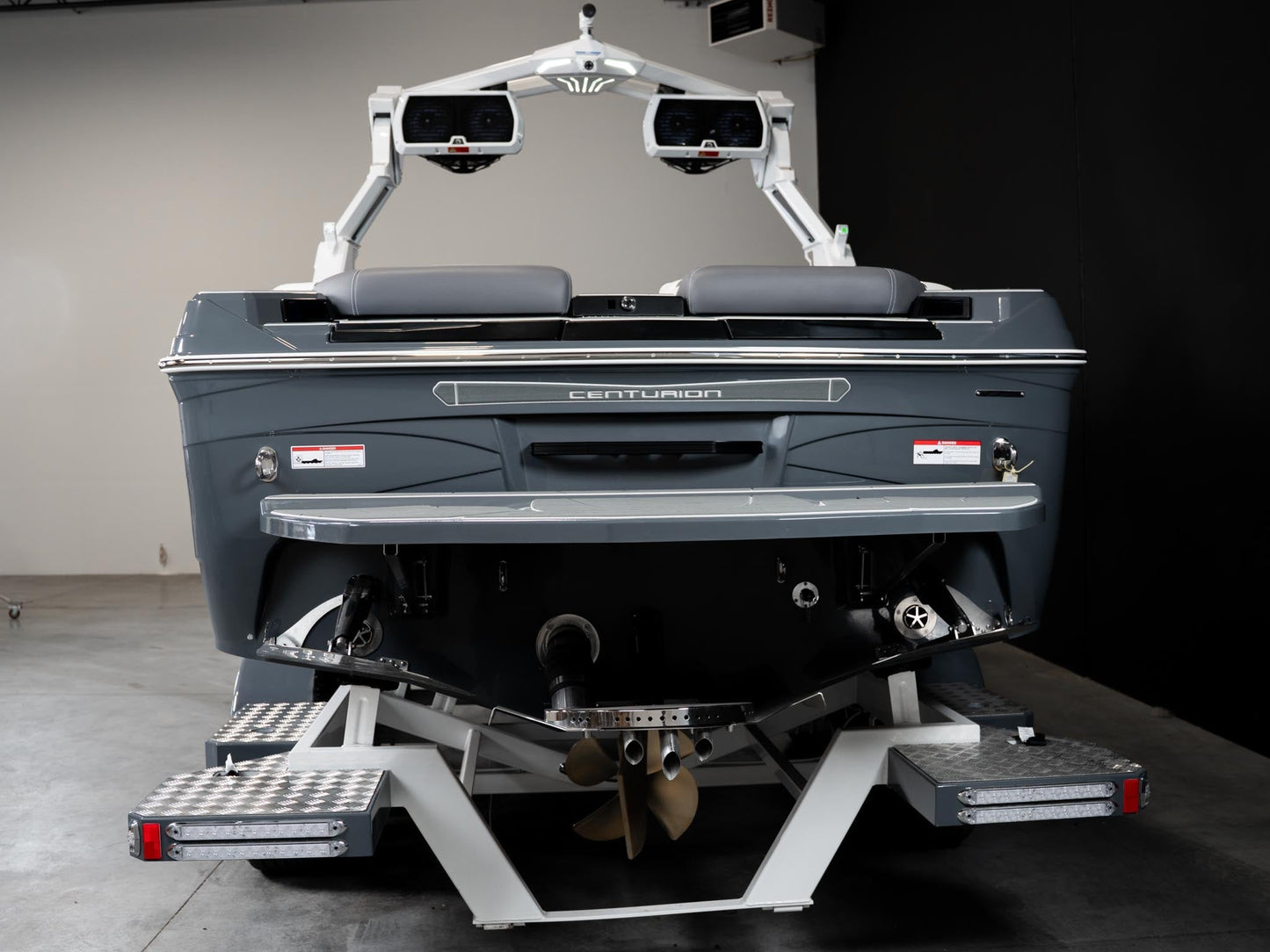2026 Centurion Ri245 - Charcoal / White Accents - BoardCo Boats